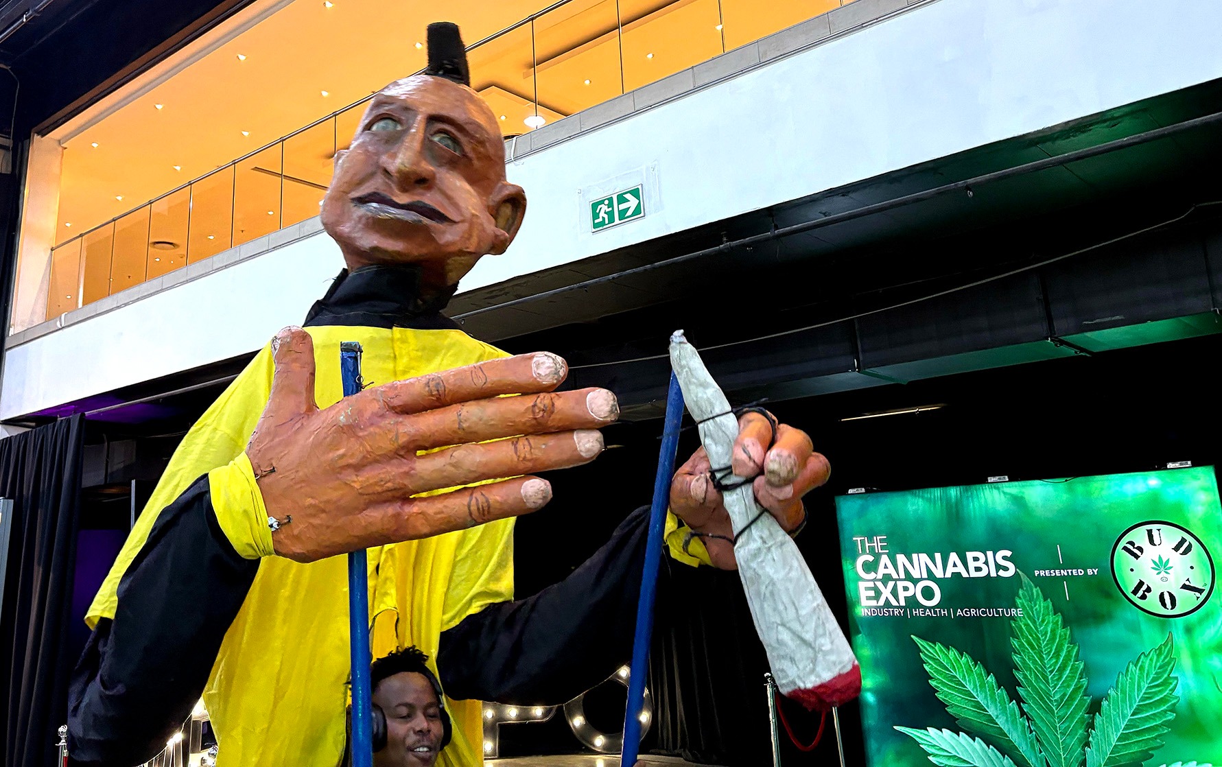 Cool vibes at the Cannabis Expo in Sandton. (Photo: Ed Stoddard)