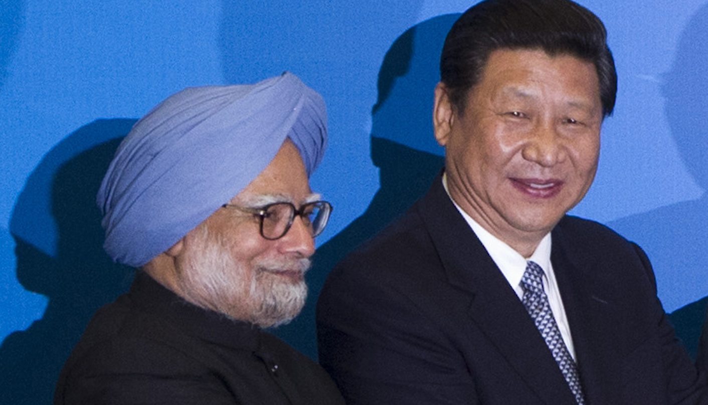 China and India face off along frozen border
