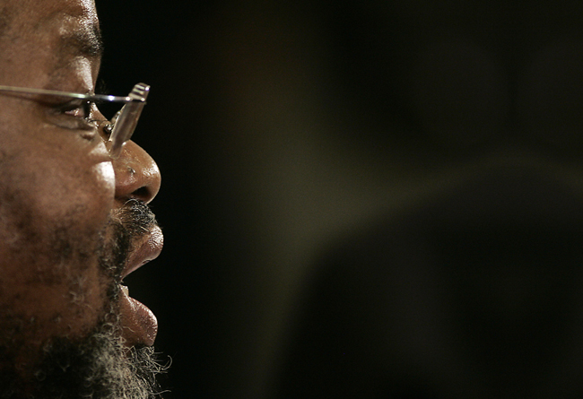 South Africa's ruling ANC Secretary-General Gwede Mantashe addresses the media in Kempton Park