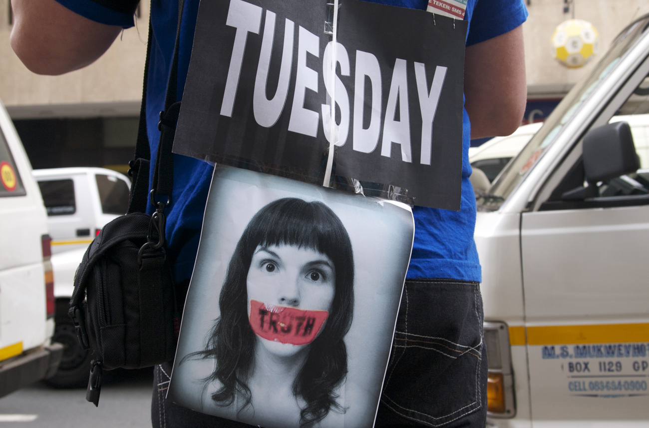 South Africans unite to protest Secrecy Bill