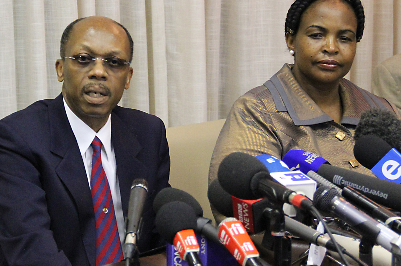 Aristide buggers off and tells everyone else (Obama in particular) to do the same