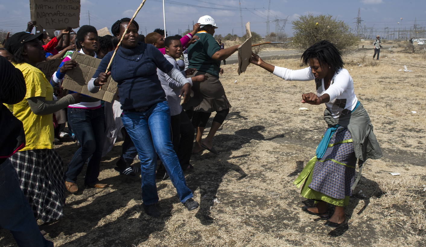 Police to people of Makause: 'March and there'll be another Marikana'