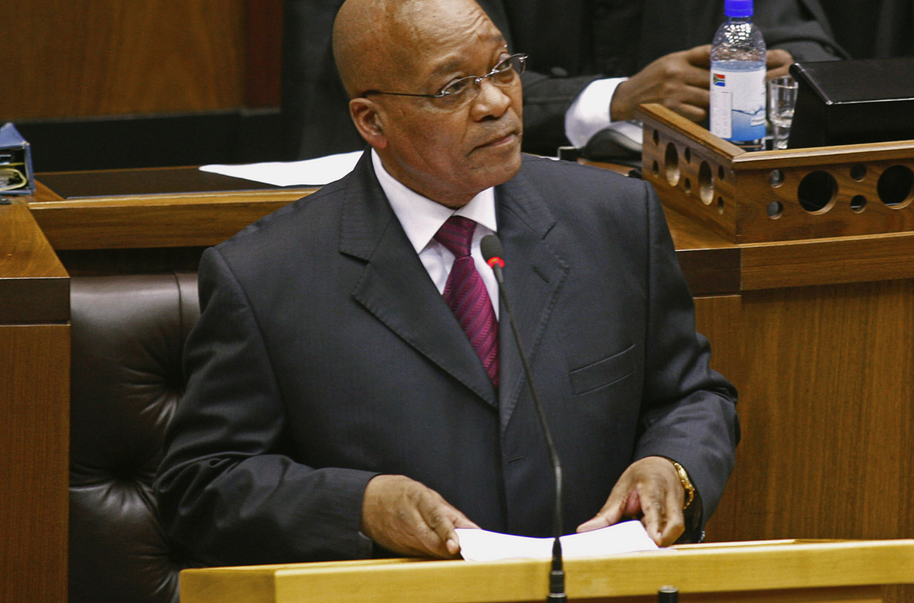 South Africa's President Zuma delivers his State of the Nation speech during the opening of Parliament in Cape Town