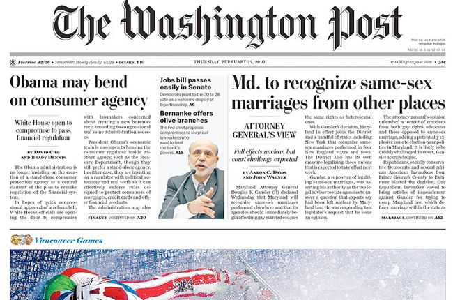 25 February: Washington Post income rises, many woes remain