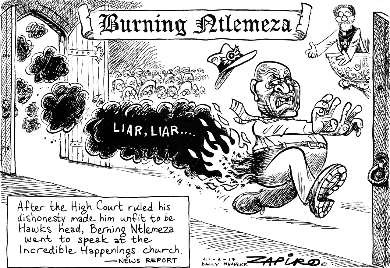 Burning Ntlemeza