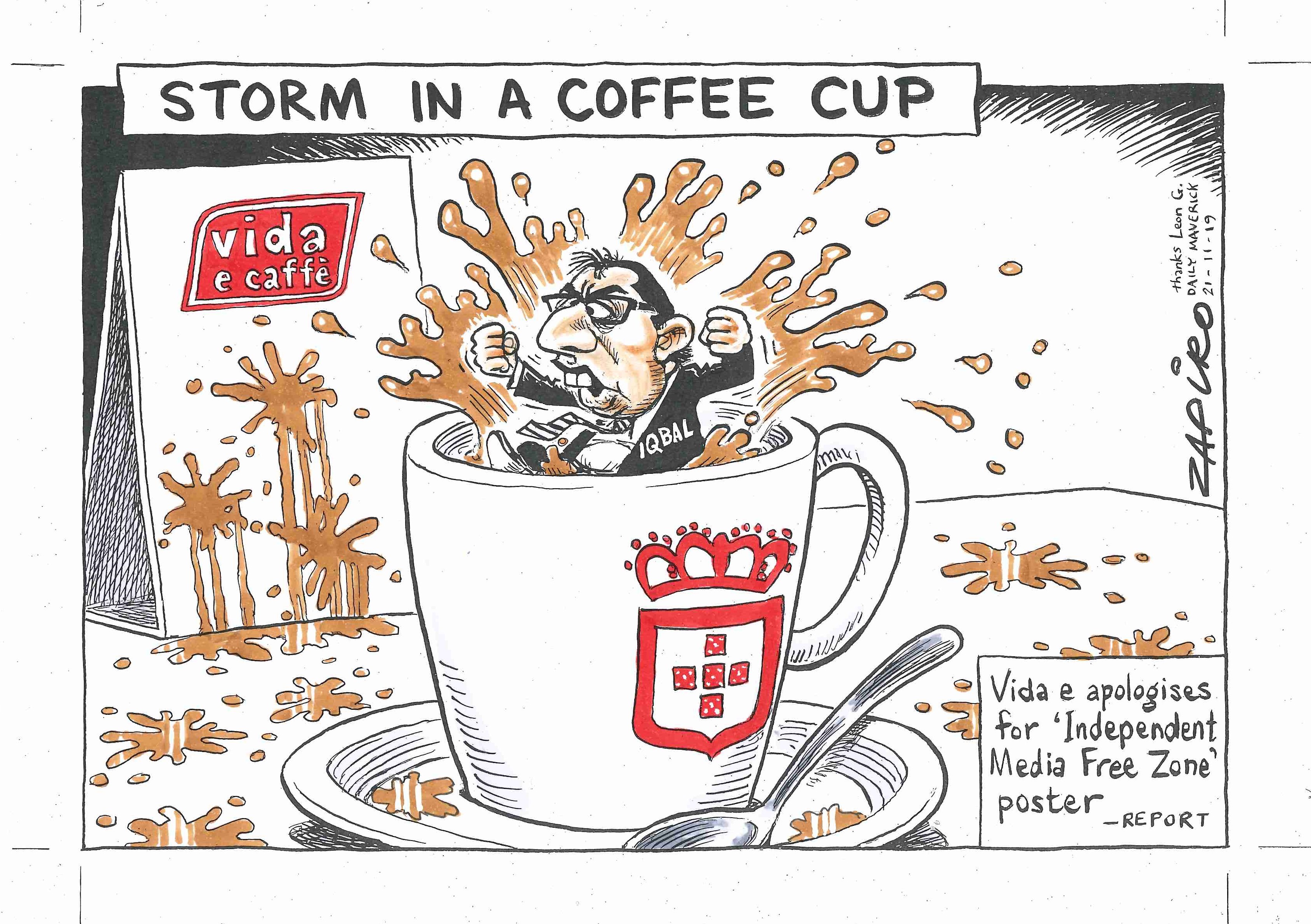 Storm in a coffee cup