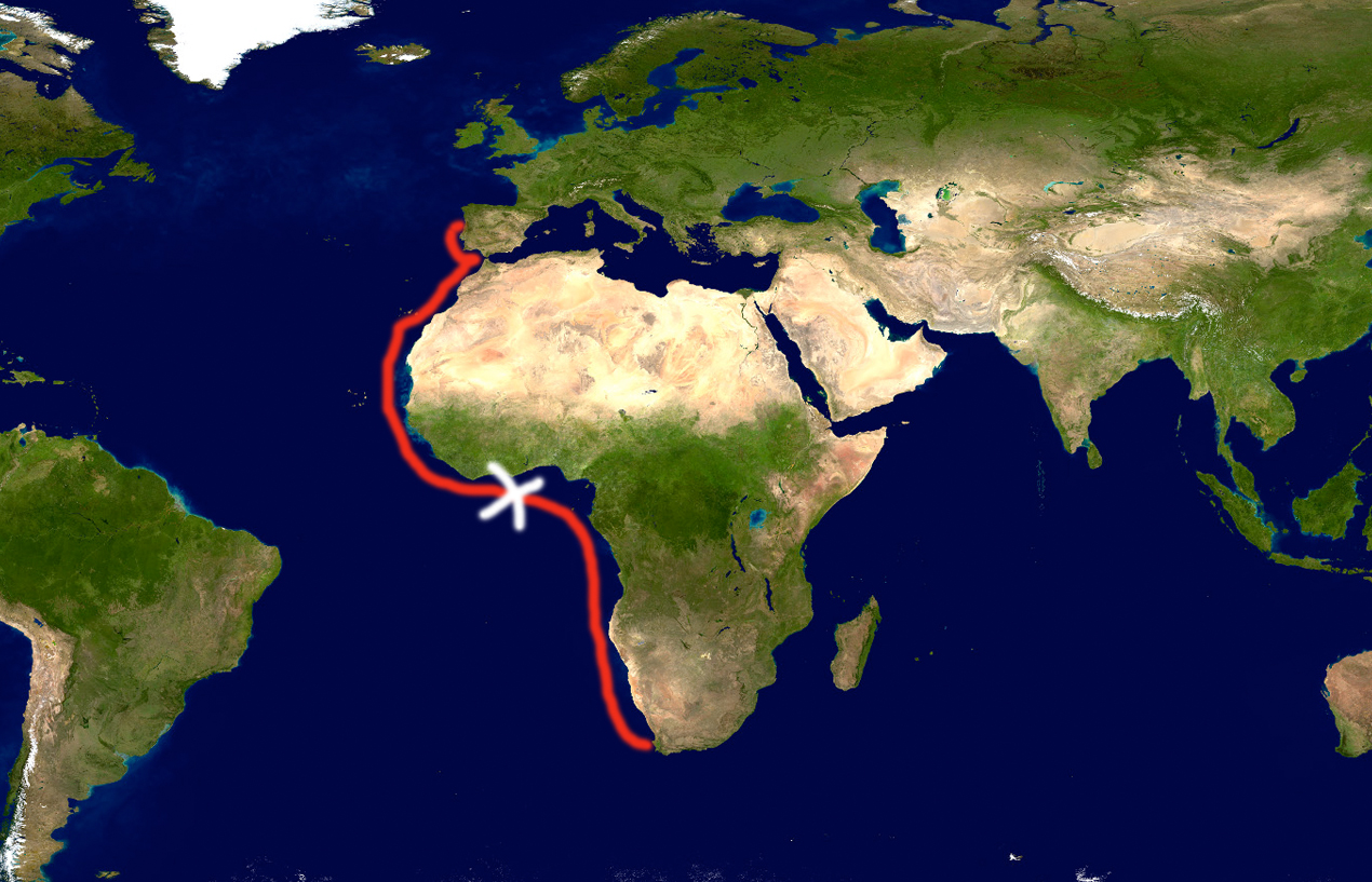 Sat-3 sneezes, SA online catches a cold