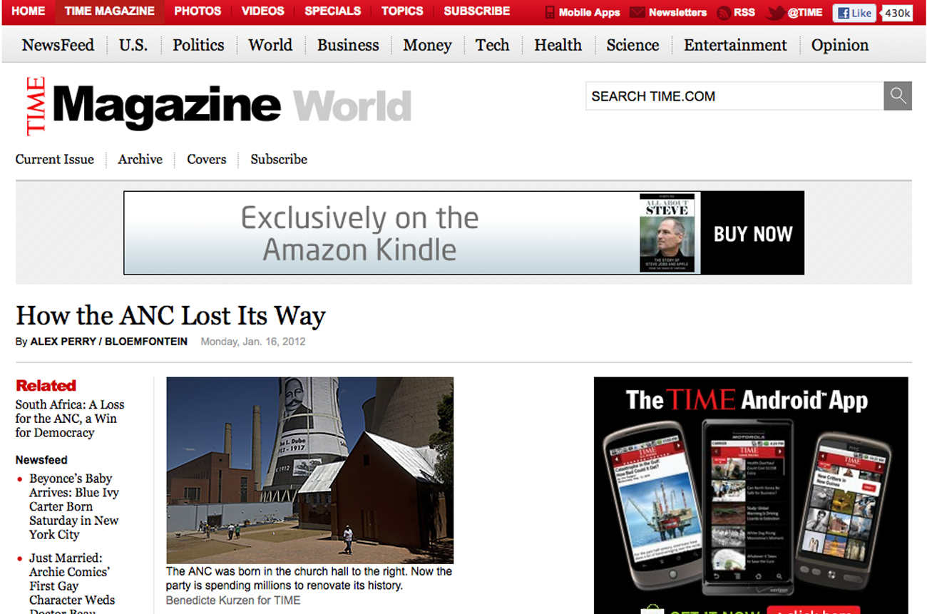 ANC at 100: how the world saw it