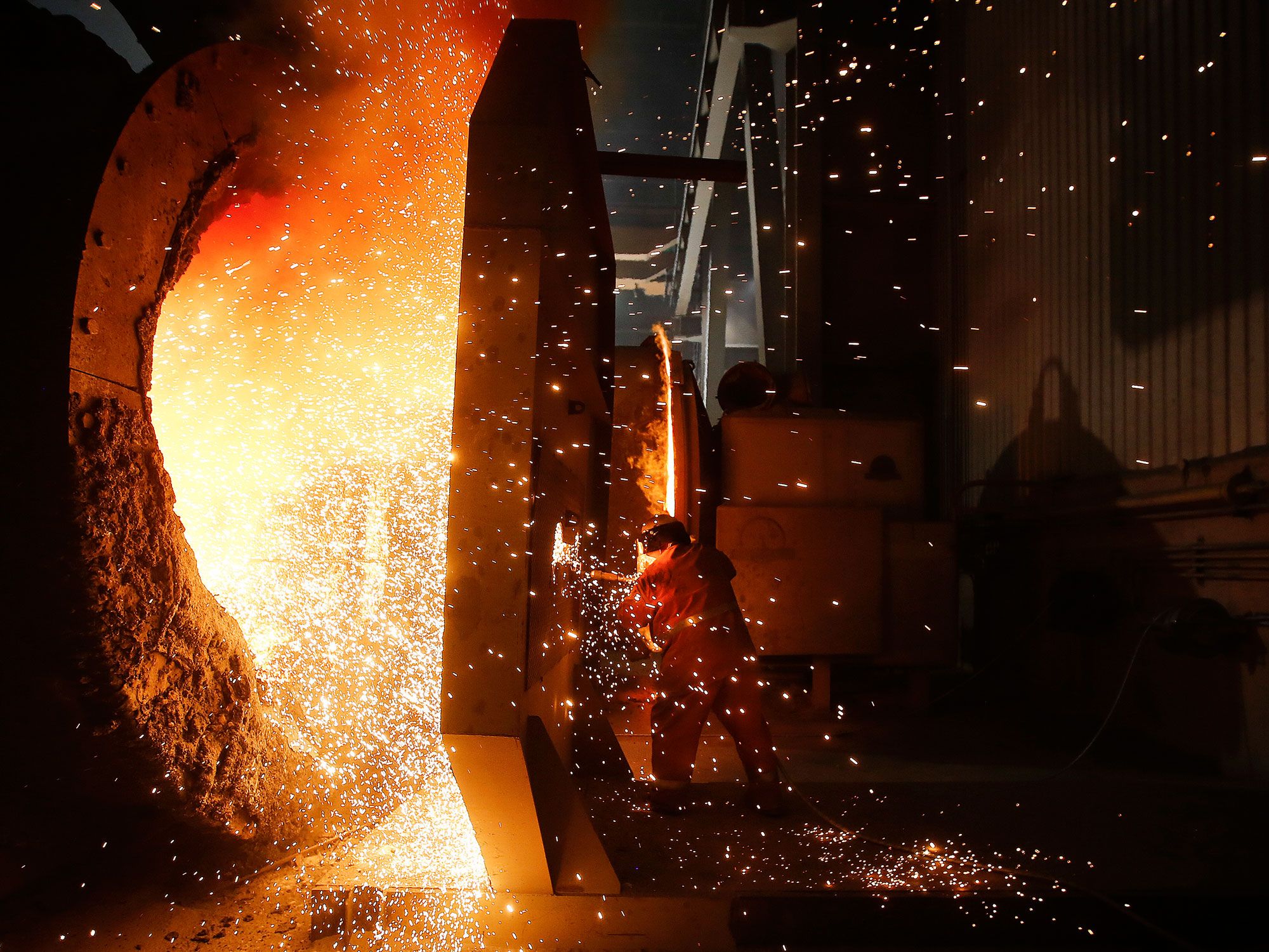 Manufacture At Celsa Steel UK Ltd. Steel Mill