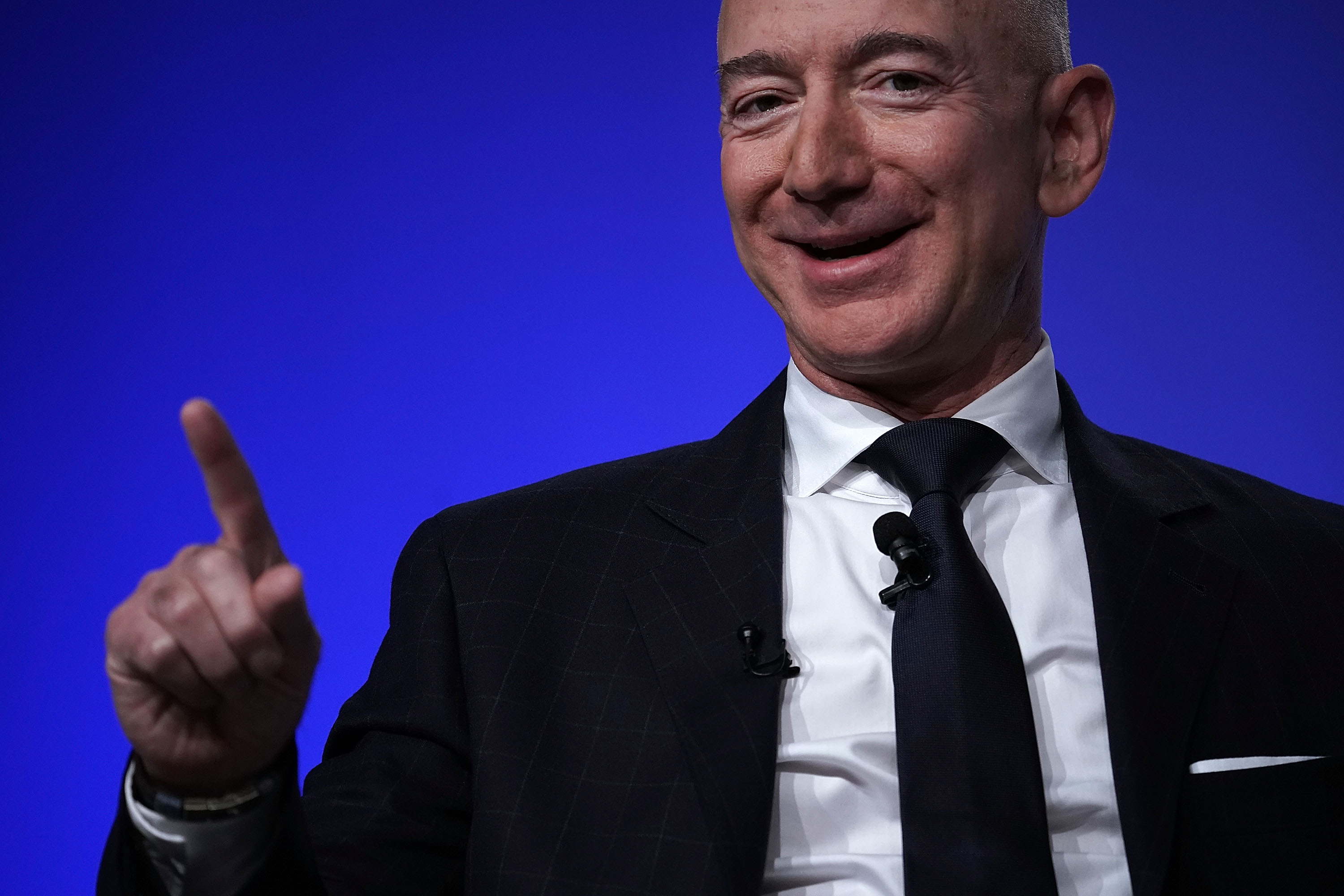 Amazon CEO And Blue Origin Founder Jeff Bezos  Speaks At Air Force Association Air, Space And Cyber Conference