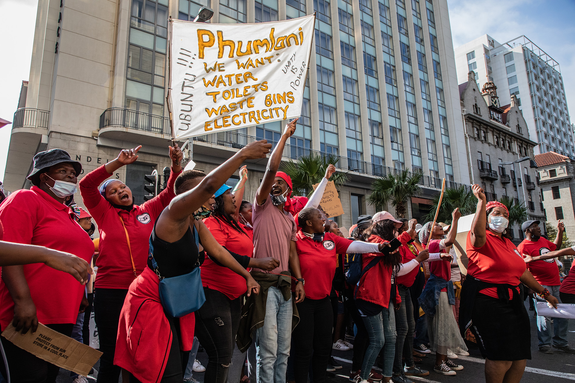 Covid-era shack dweller movement protests over basic services as third wave looms