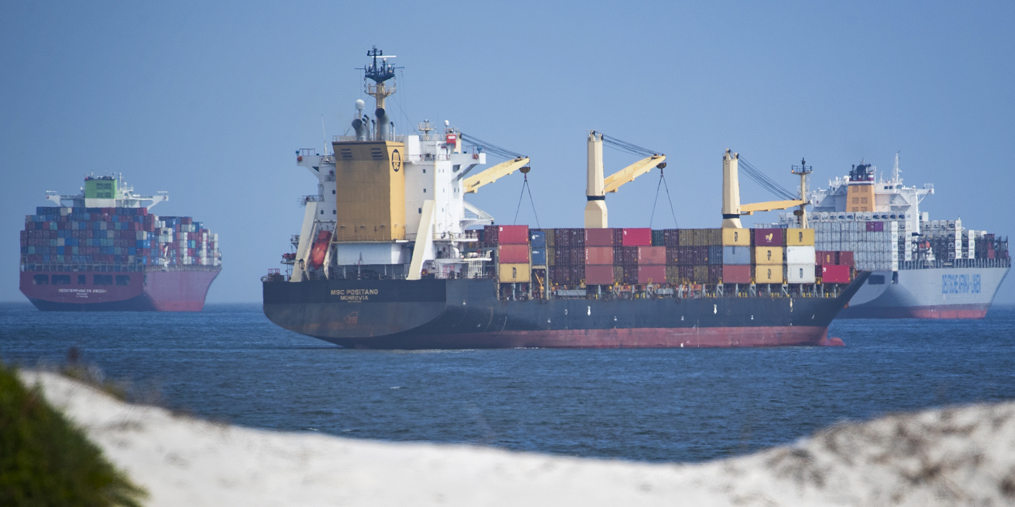 Increased shipping around the Cape of Good Hope due to the delay from the blockage in the Suez Canal