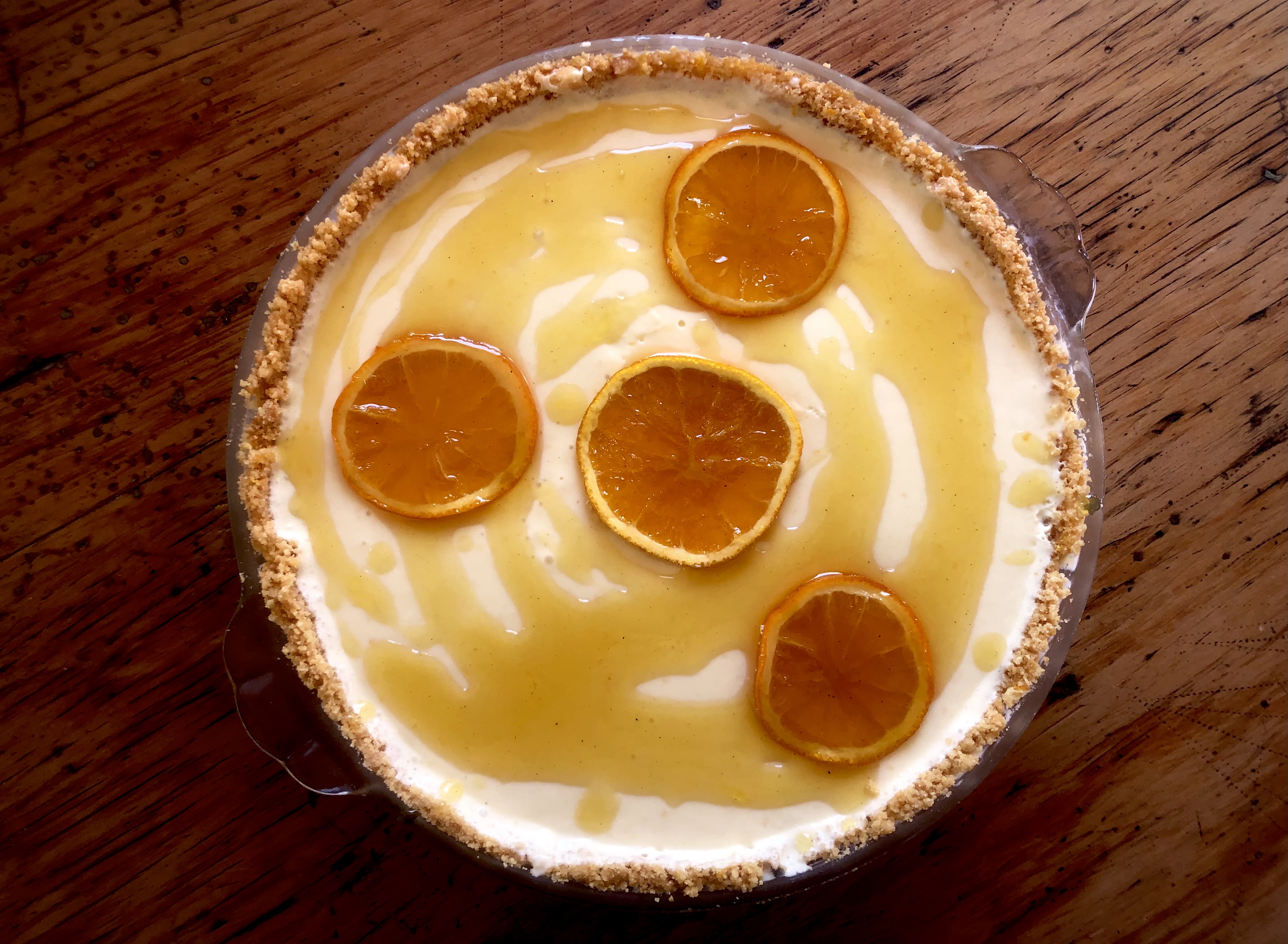 What’s cooking today: Glazed navel orange fridge tart