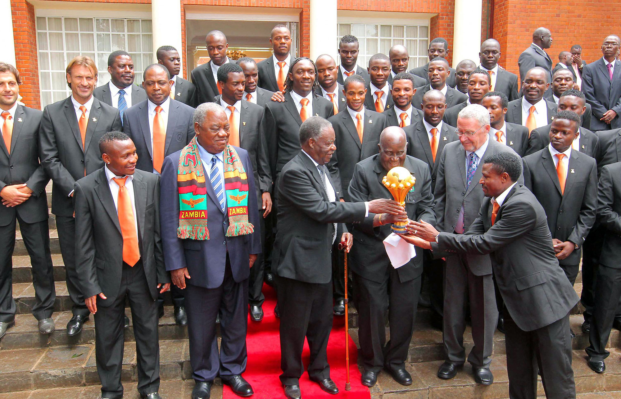 The president, the players and the big love of the game