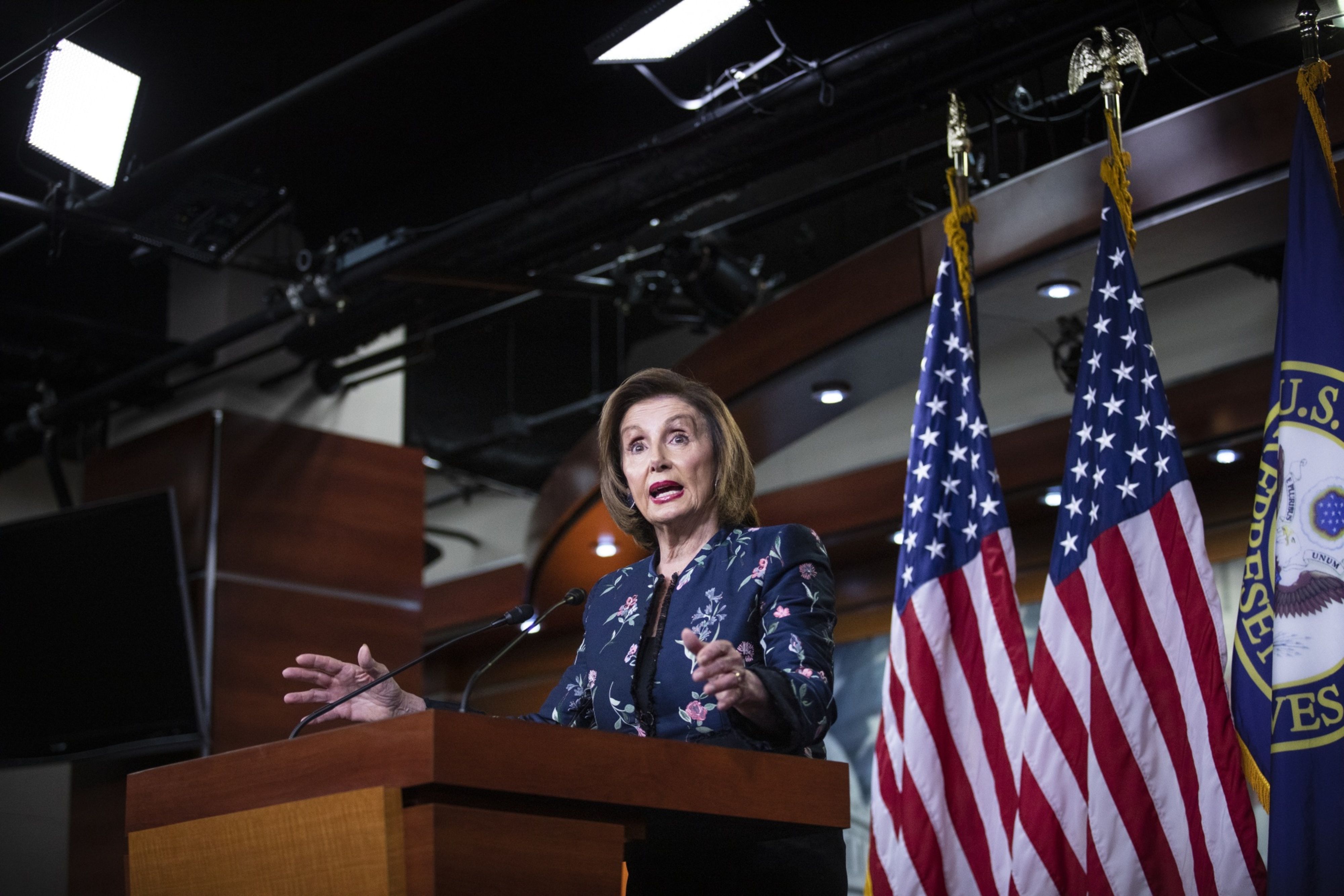 House Speaker Nancy Pelosi Holds Weekly News Conference
