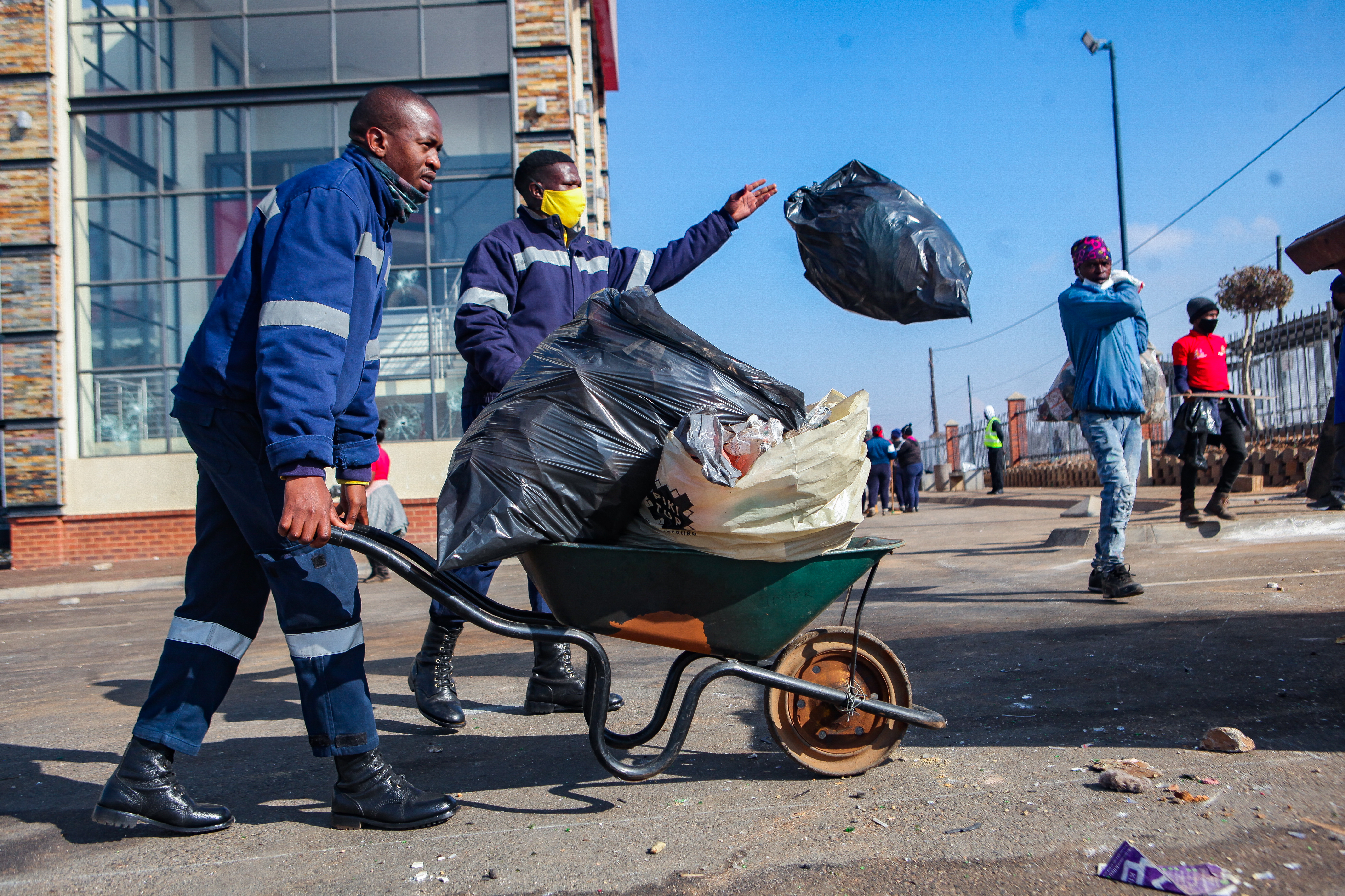 Operation Clean-Up and Rebuild at Jabulani Mall in Soweto