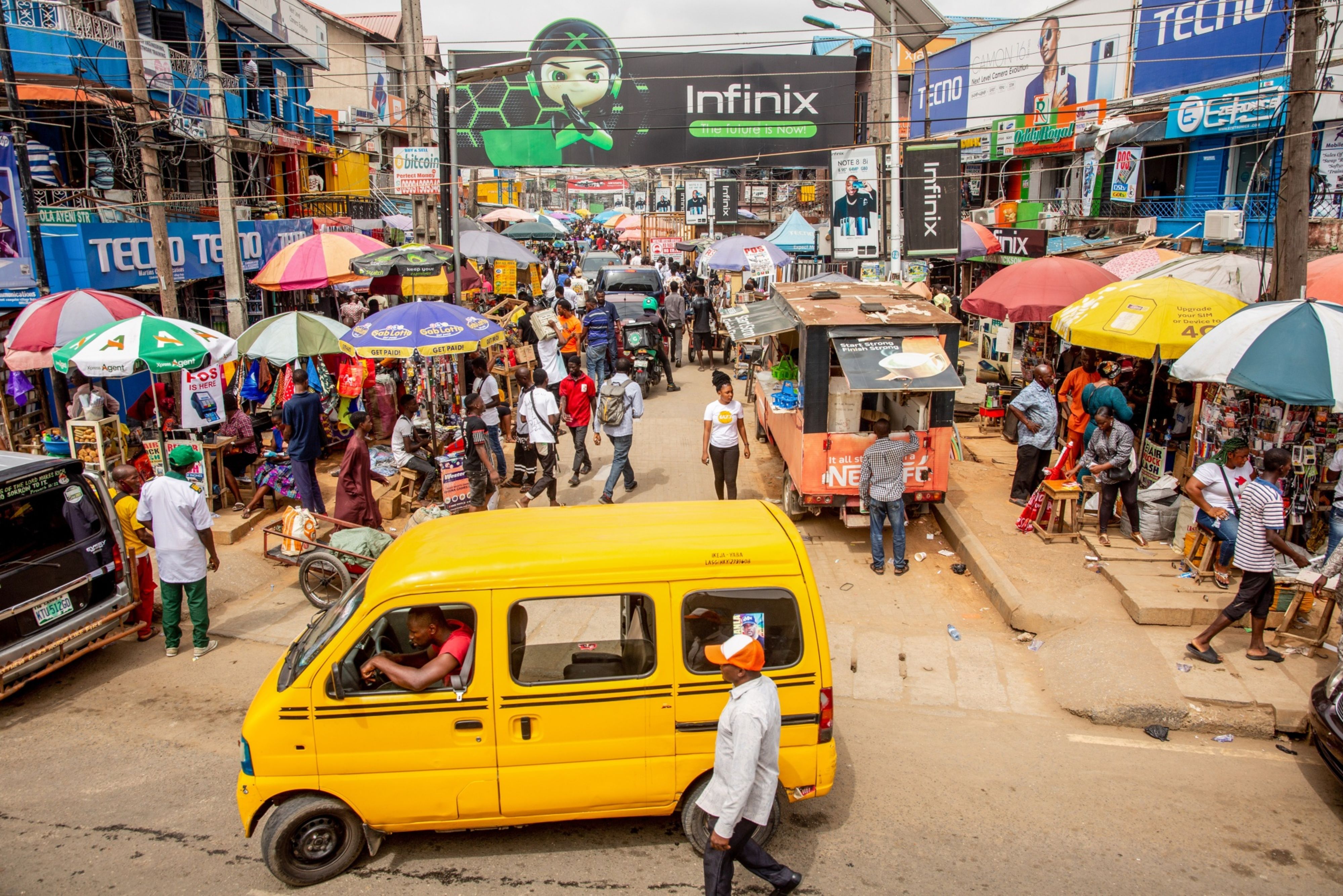 Tech Retail At Nigeria's Ikeja Computer Village Market