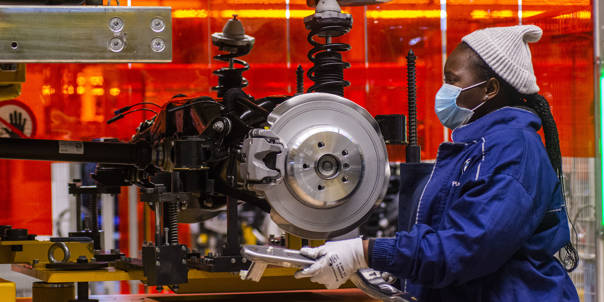 Social Distancing Measures At BMW South Africa Rosslyn Plant