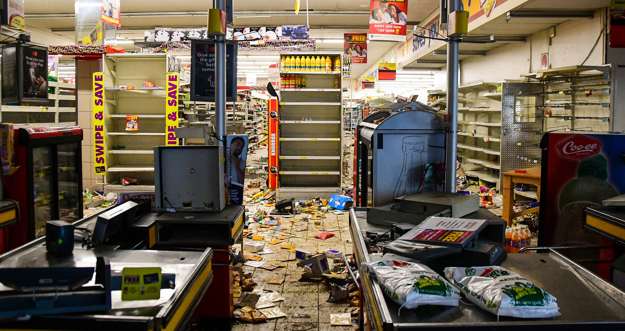 Looting could cut GDP growth by 0.7%