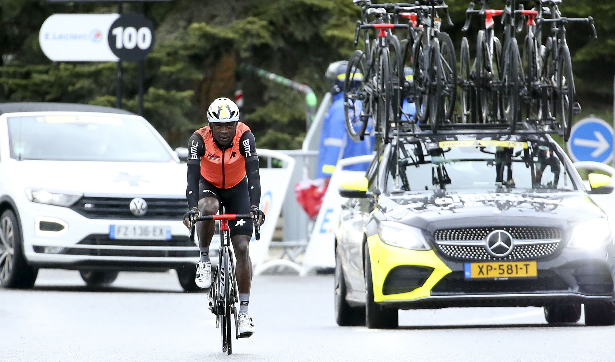 Nicholas Dlamini’s Tour de France dream ends in icy Alps