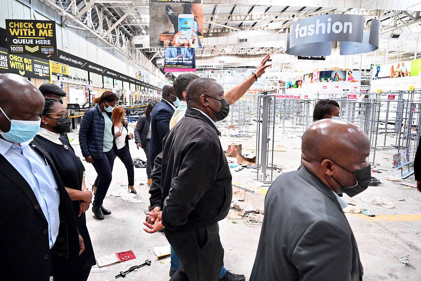 Ramaphosa admits authorities could have 'acted quicker' as he surveys the damage in KZN