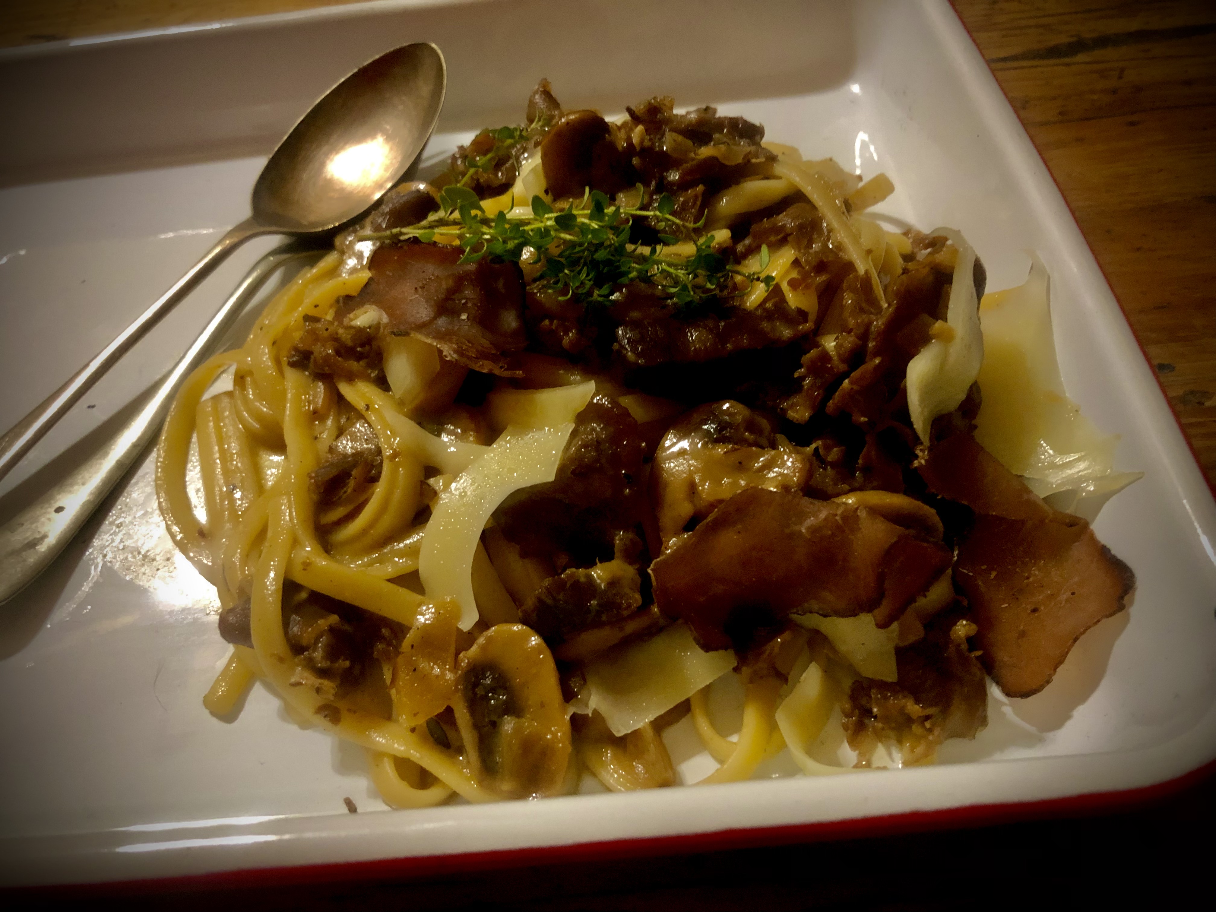 What’s cooking today: Biltong Linguine