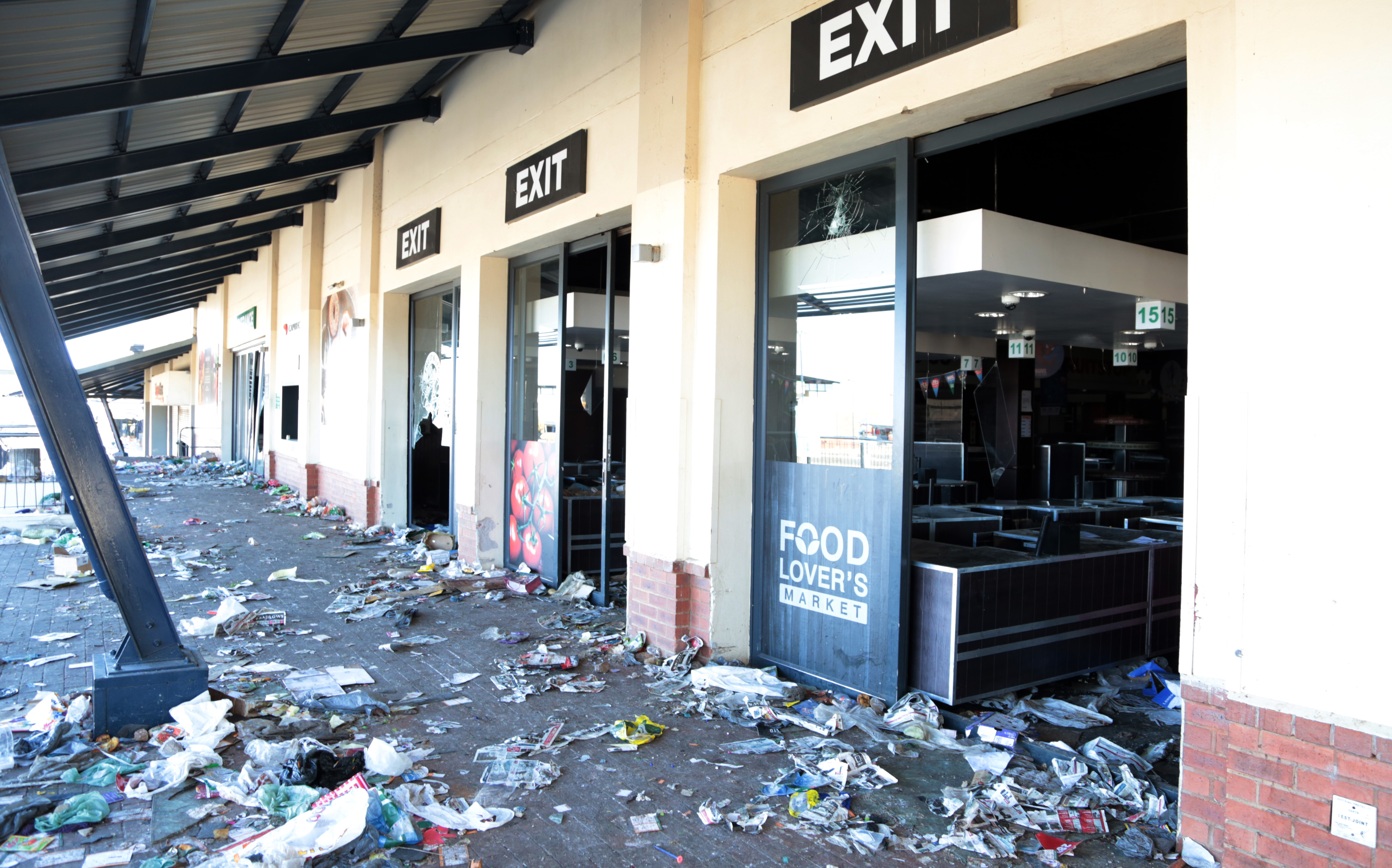 Restart efforts at torched malls will be a long hard slog, taking up to two years