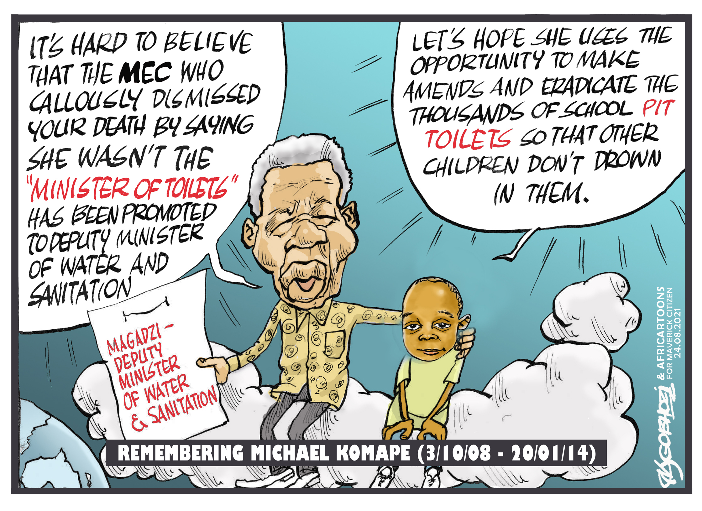 One for the Deputy Minister of Toilets