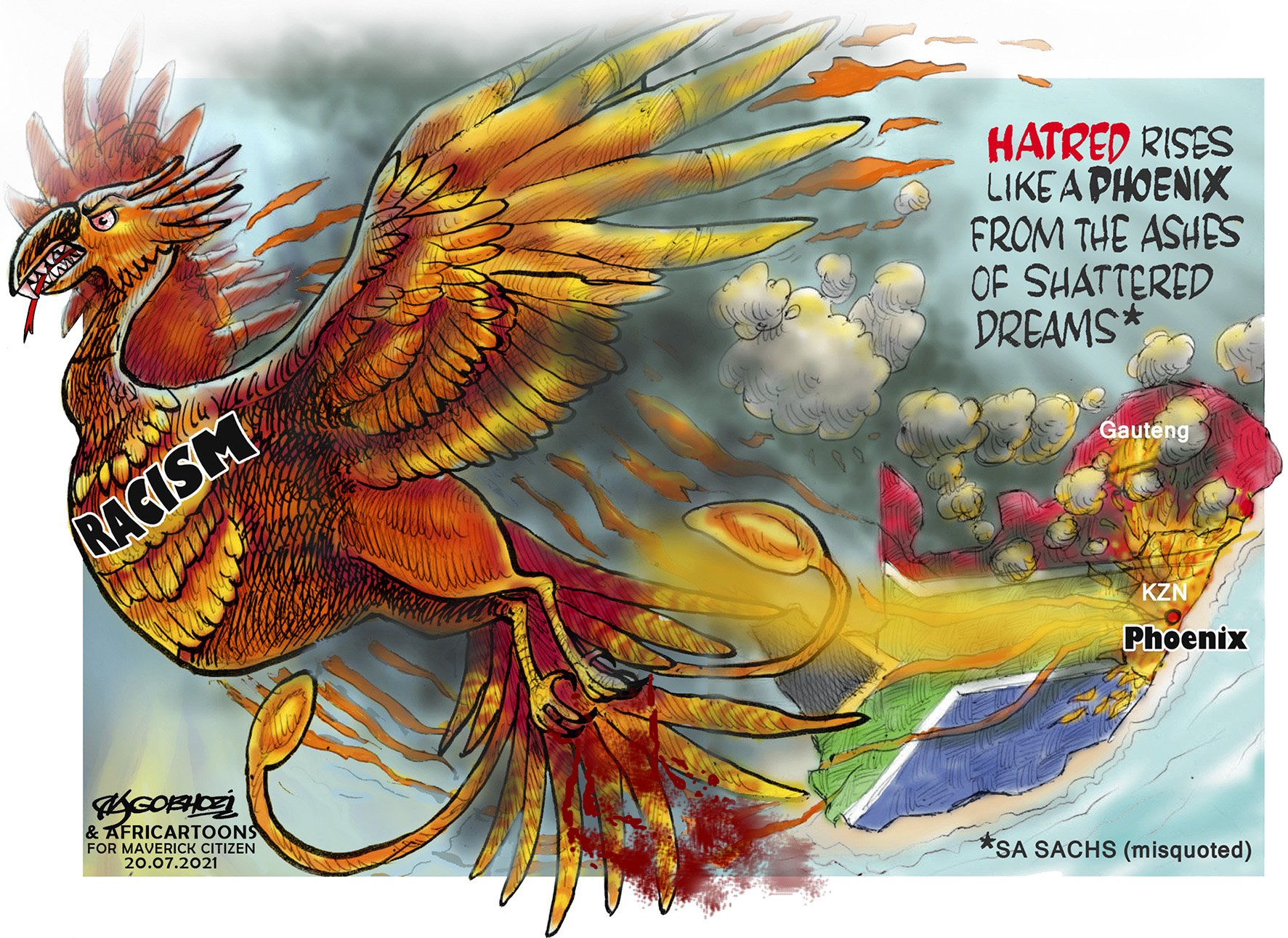 Cartoons for social justice: Drawing society together by reaching out to the unconverted