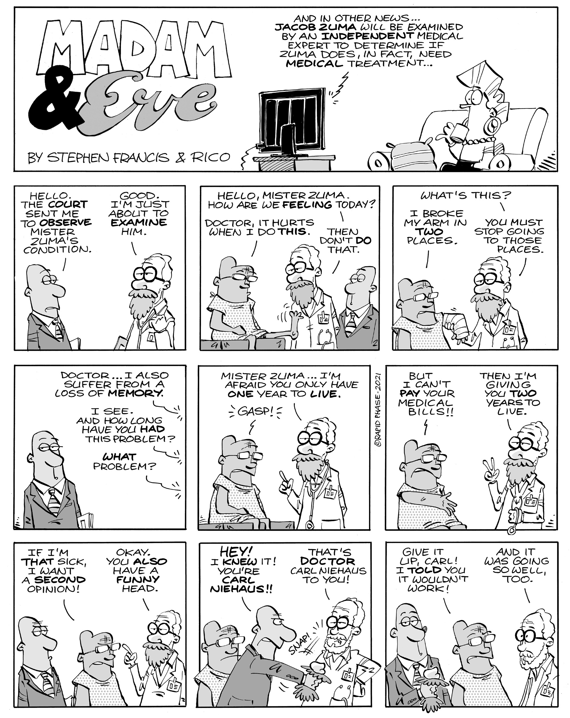 "That's DOCTOR Niehaus to you."