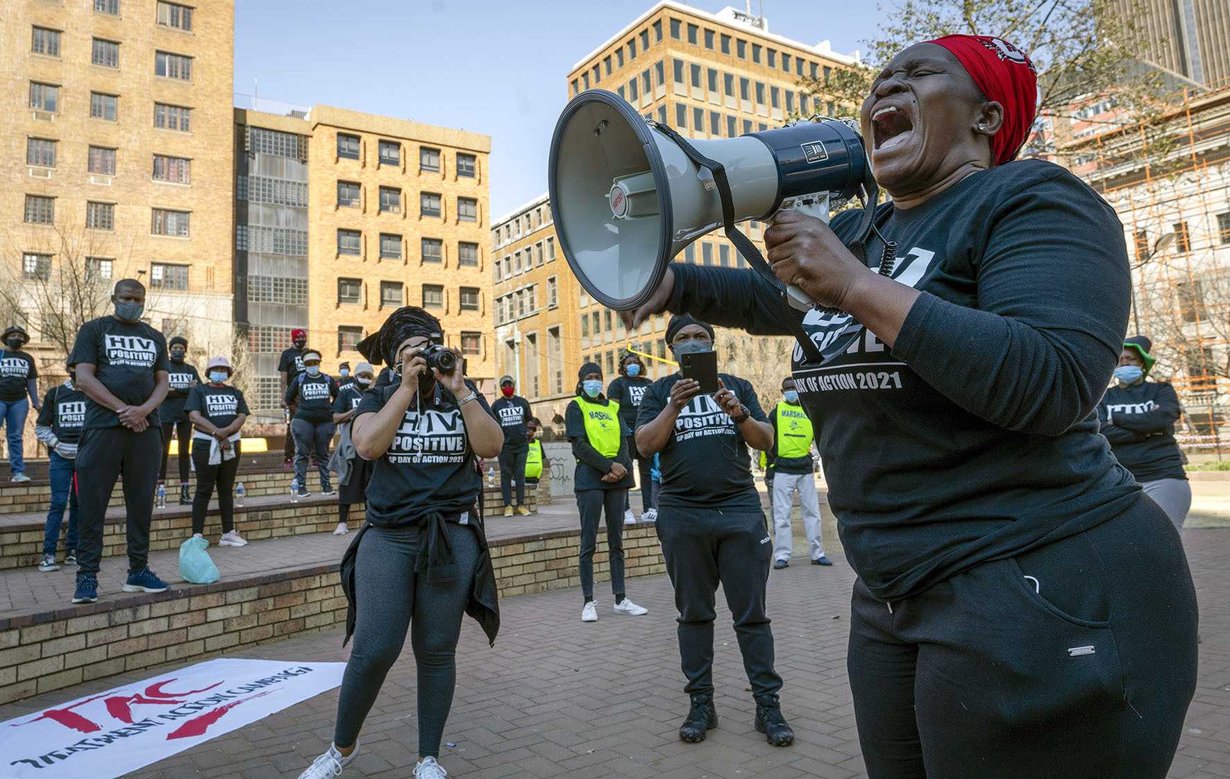 Treatment Action Campaign steps up its campaign to save Gauteng’s public healthcare system, spends night outside the premier's office