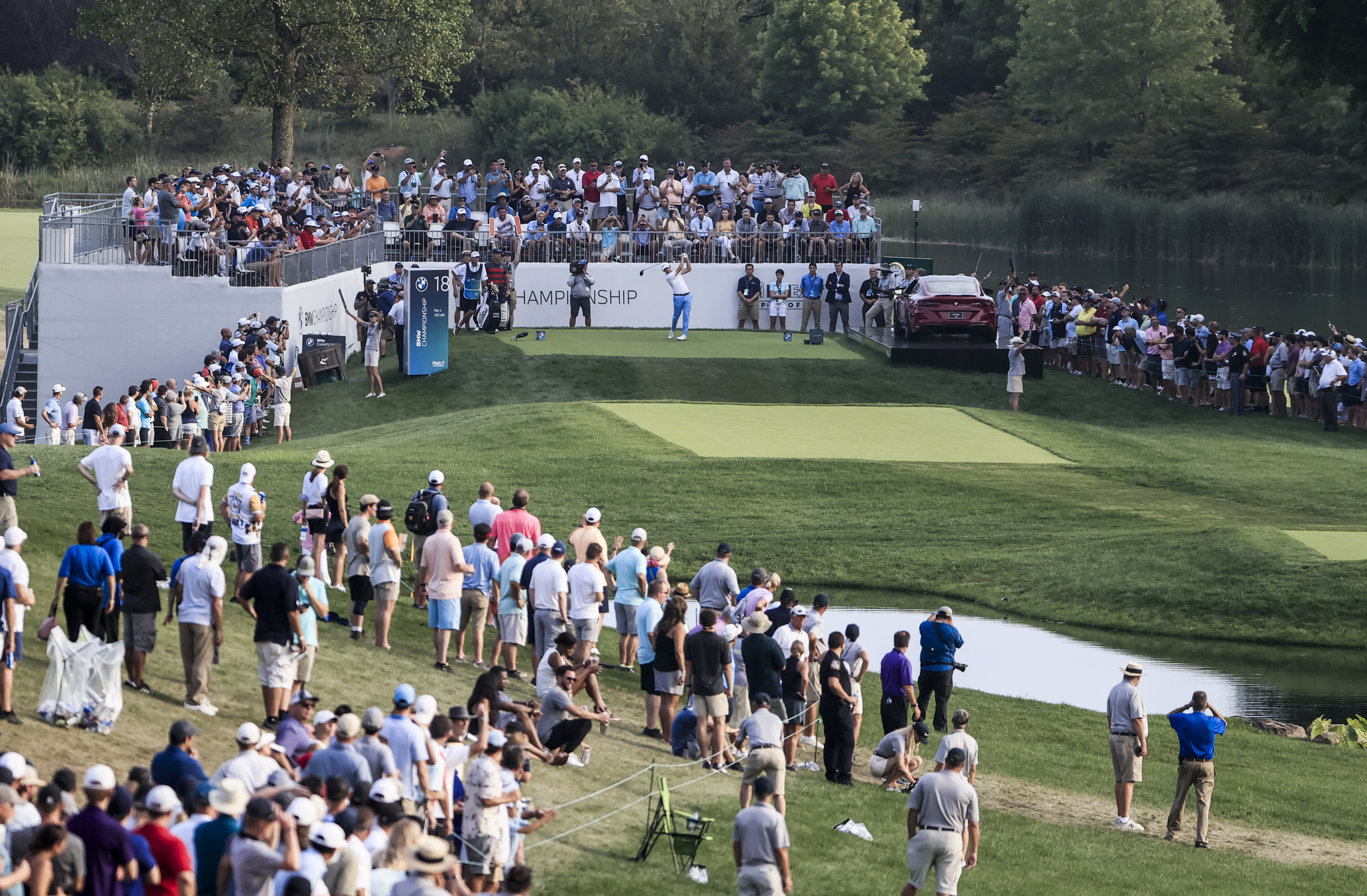 BMW Championship golf tournament in Maryland, USA