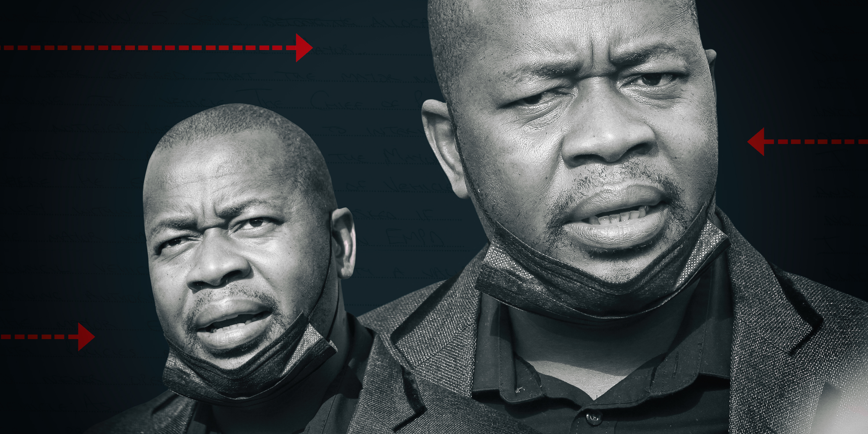 Hushed up: Ekurhuleni Mayor Mzwandile Masina’s high-speed crash in ‘borrowed’ blue light car