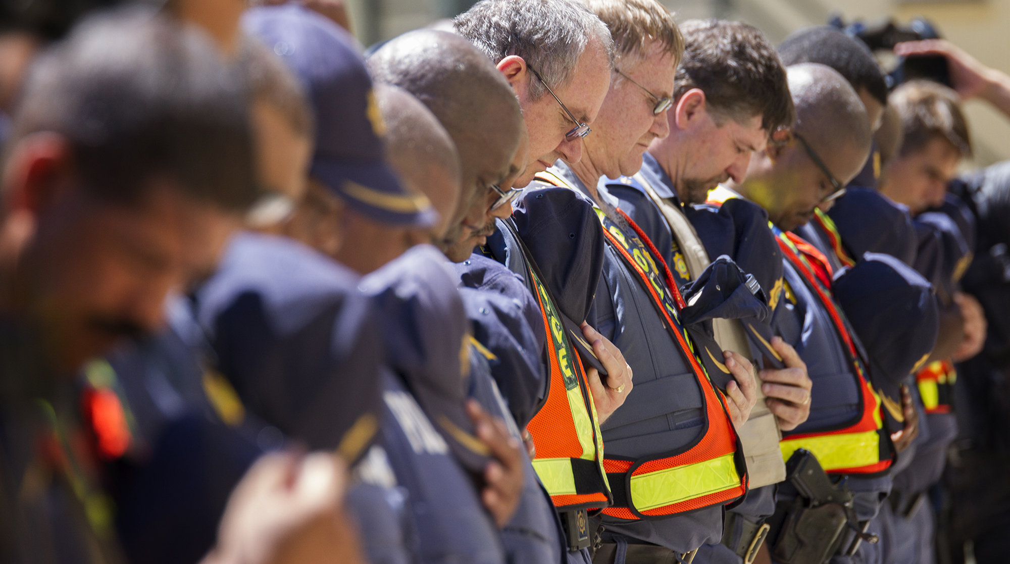 Honoured: South African police officers killed in the line of duty and those felled by Covid-19