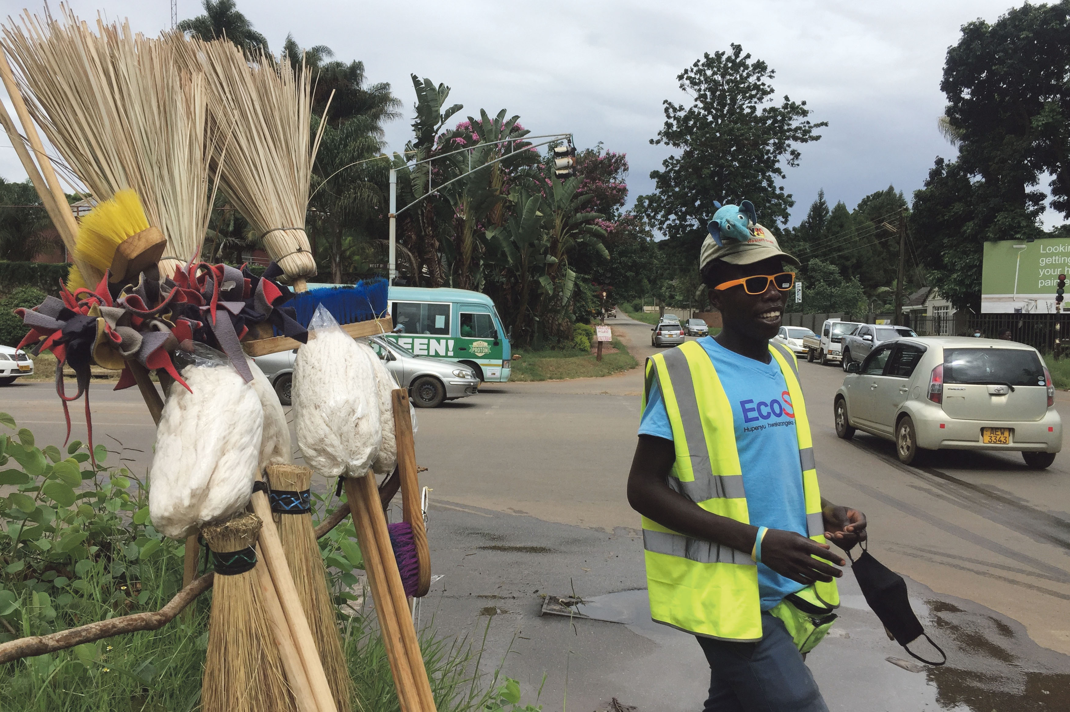 Citizens step up to patch up Zimbabwe - and also elicit a giggle in tough times