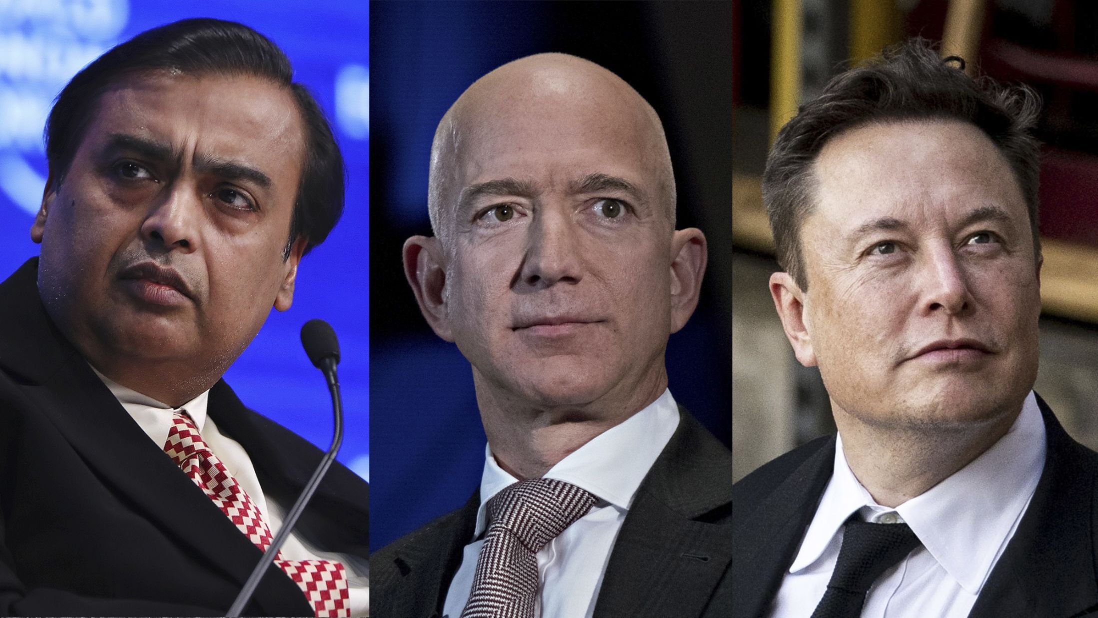 Ambani Joins Bezos, Musk in World’s Exclusive $100 Billion Club