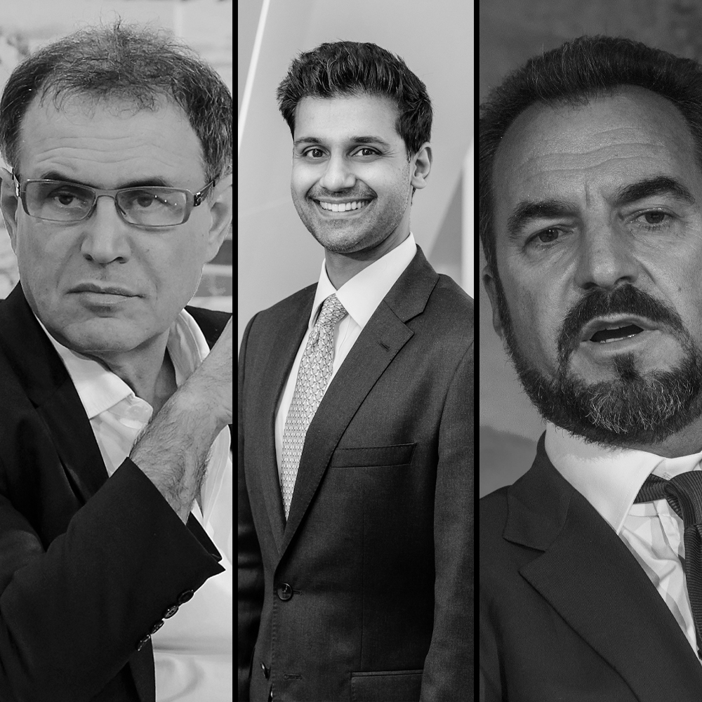 Colin Coleman, Pramol Dhawan and Nouriel Roubini