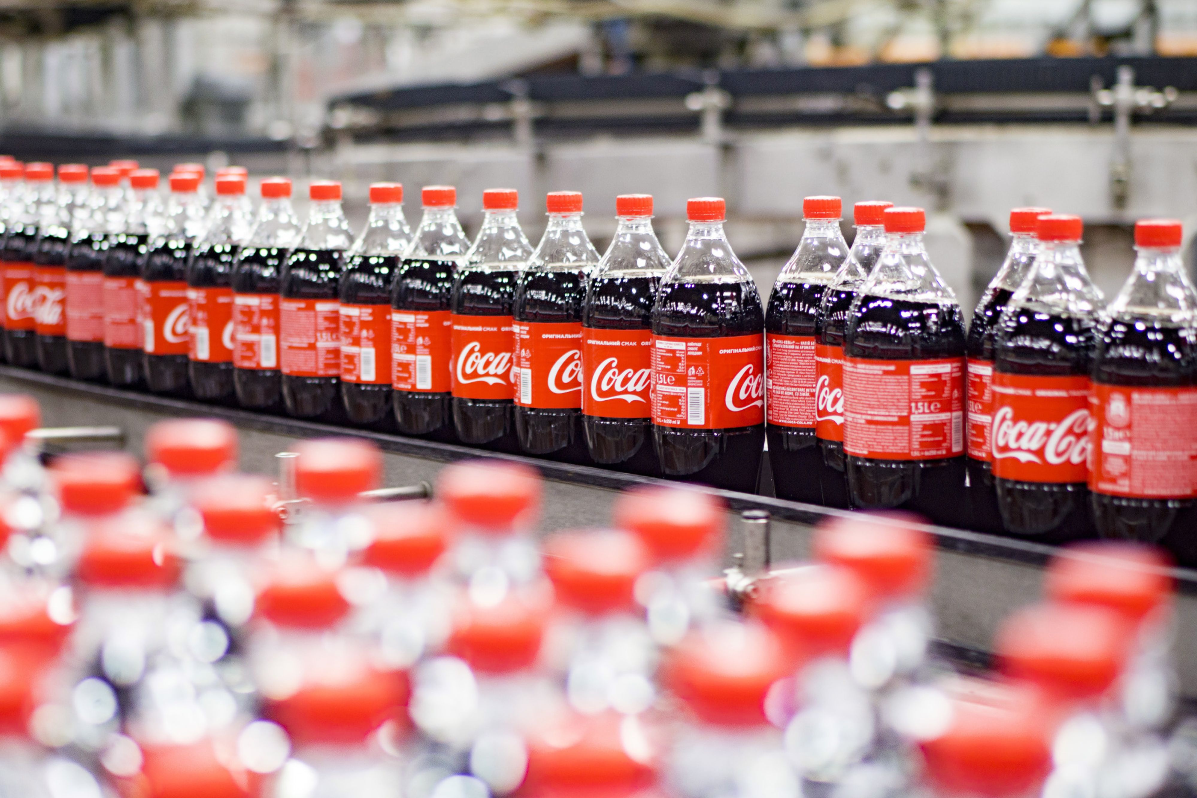 Soft Drinks Production At Coca-Cola Hellenic Bottling Company