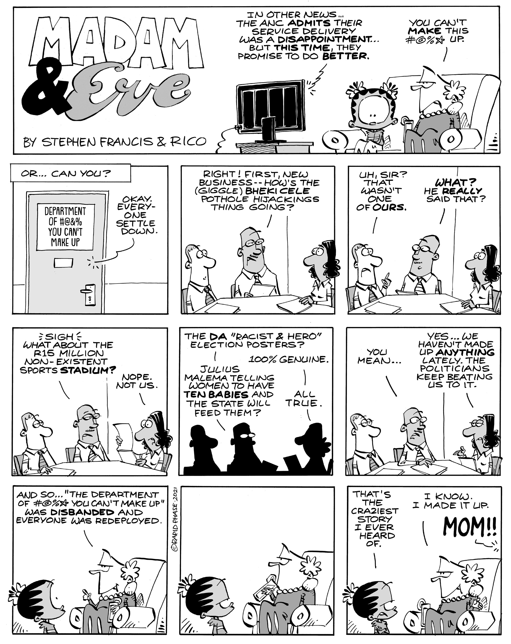 Department of You Can't Make This #@%& Up