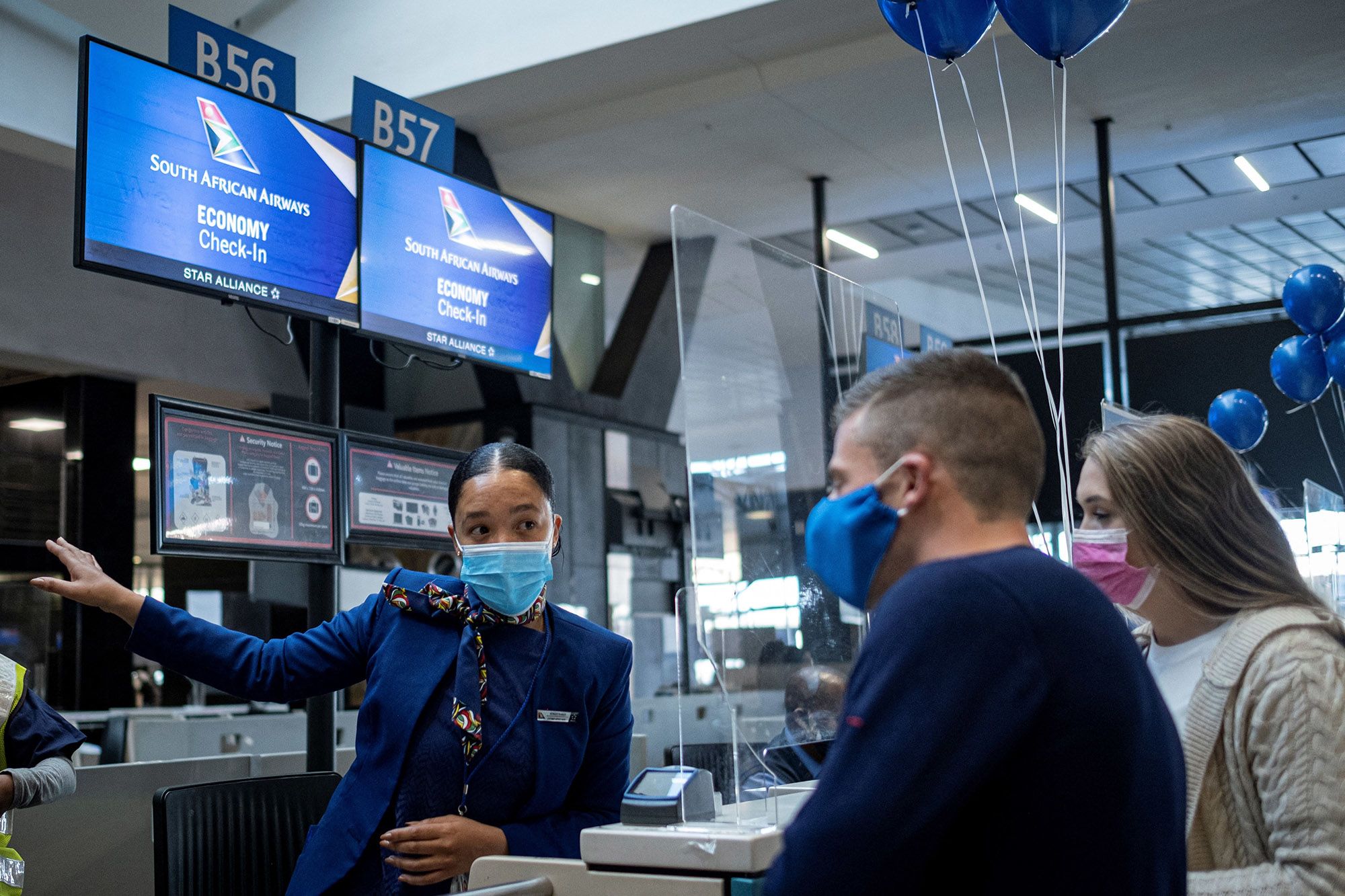 Airlines skid on South Africa travel bans tied to variant