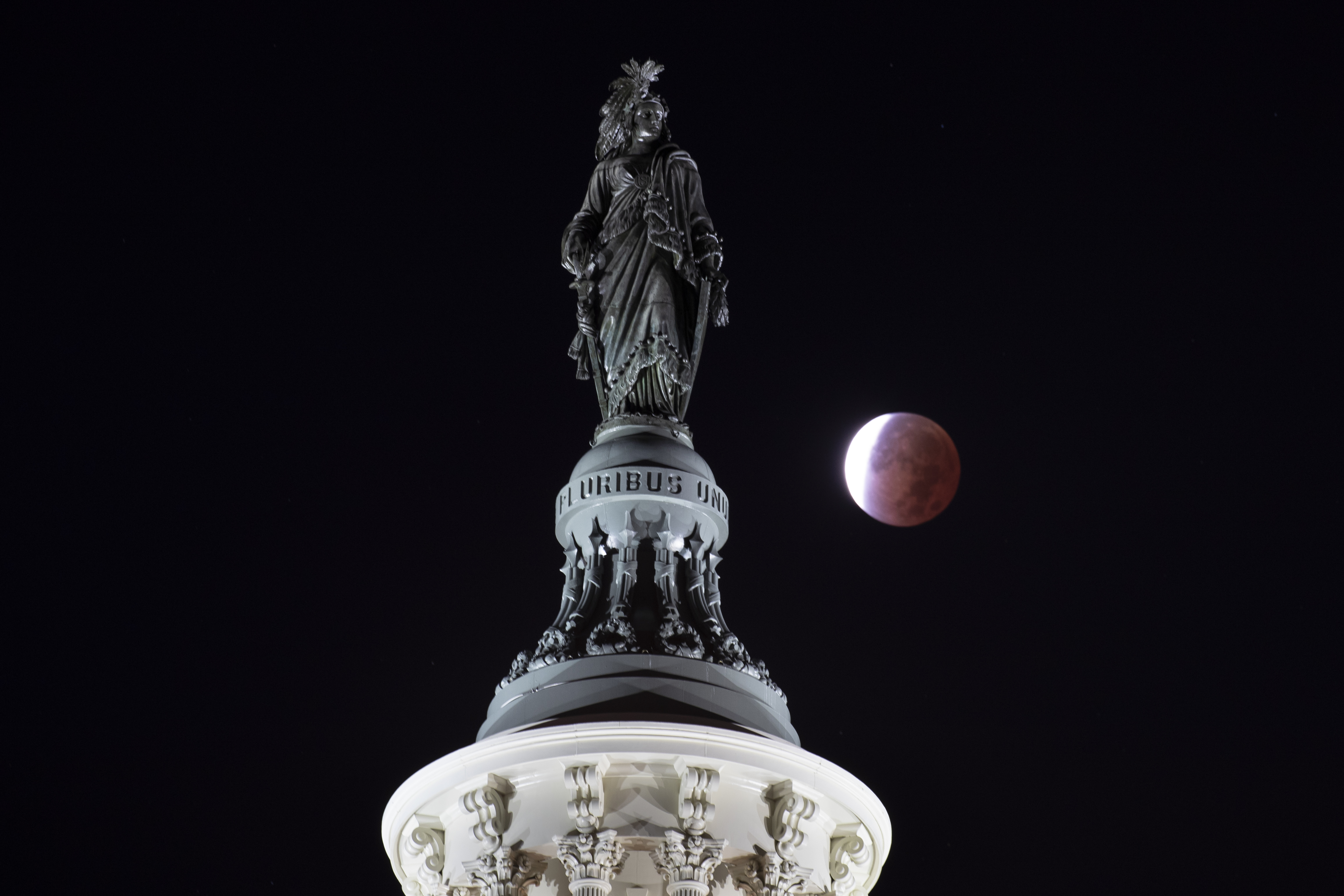 Lunar Eclipse in Washington, DC