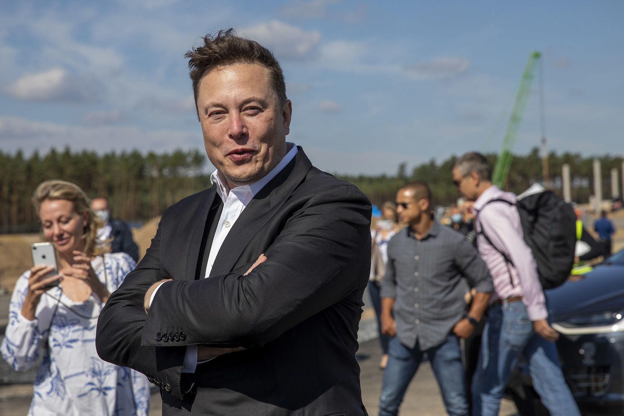 Elon Musk Visits Germany
