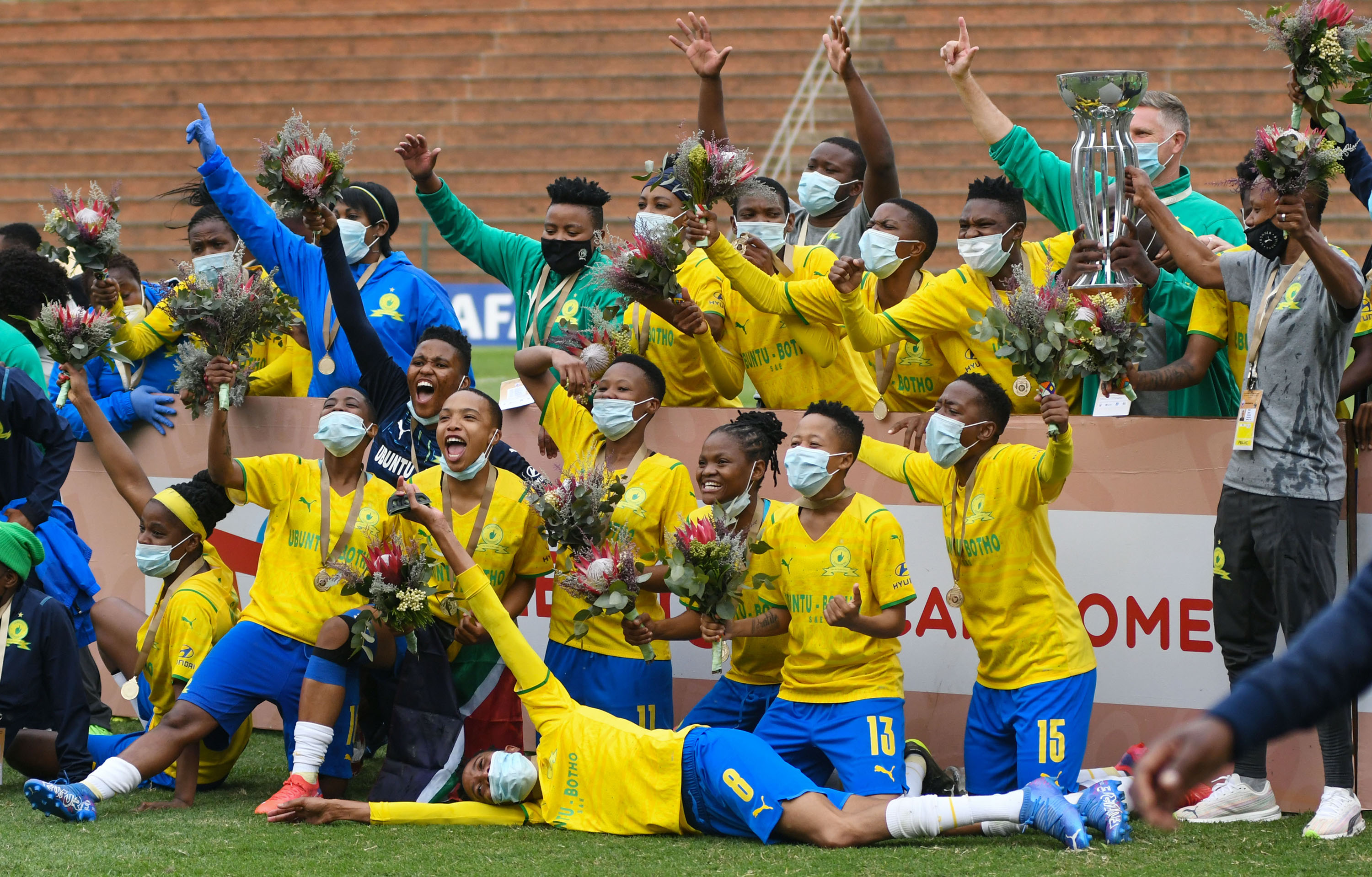 Historic note: The choirmaster behind Sundowns Ladies’ highly harmonious performance
