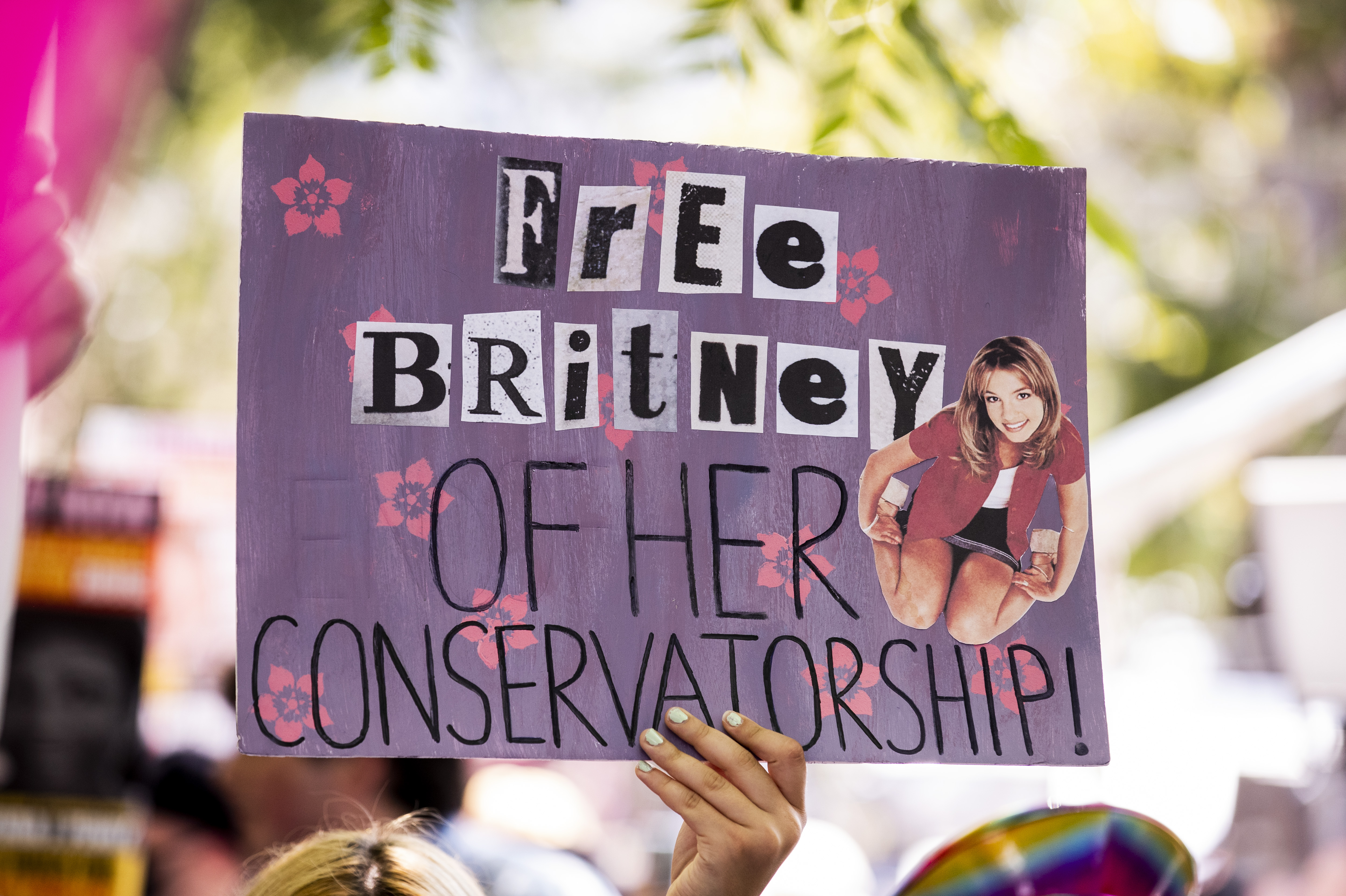 FreeBritney demonstration in Los Angeles