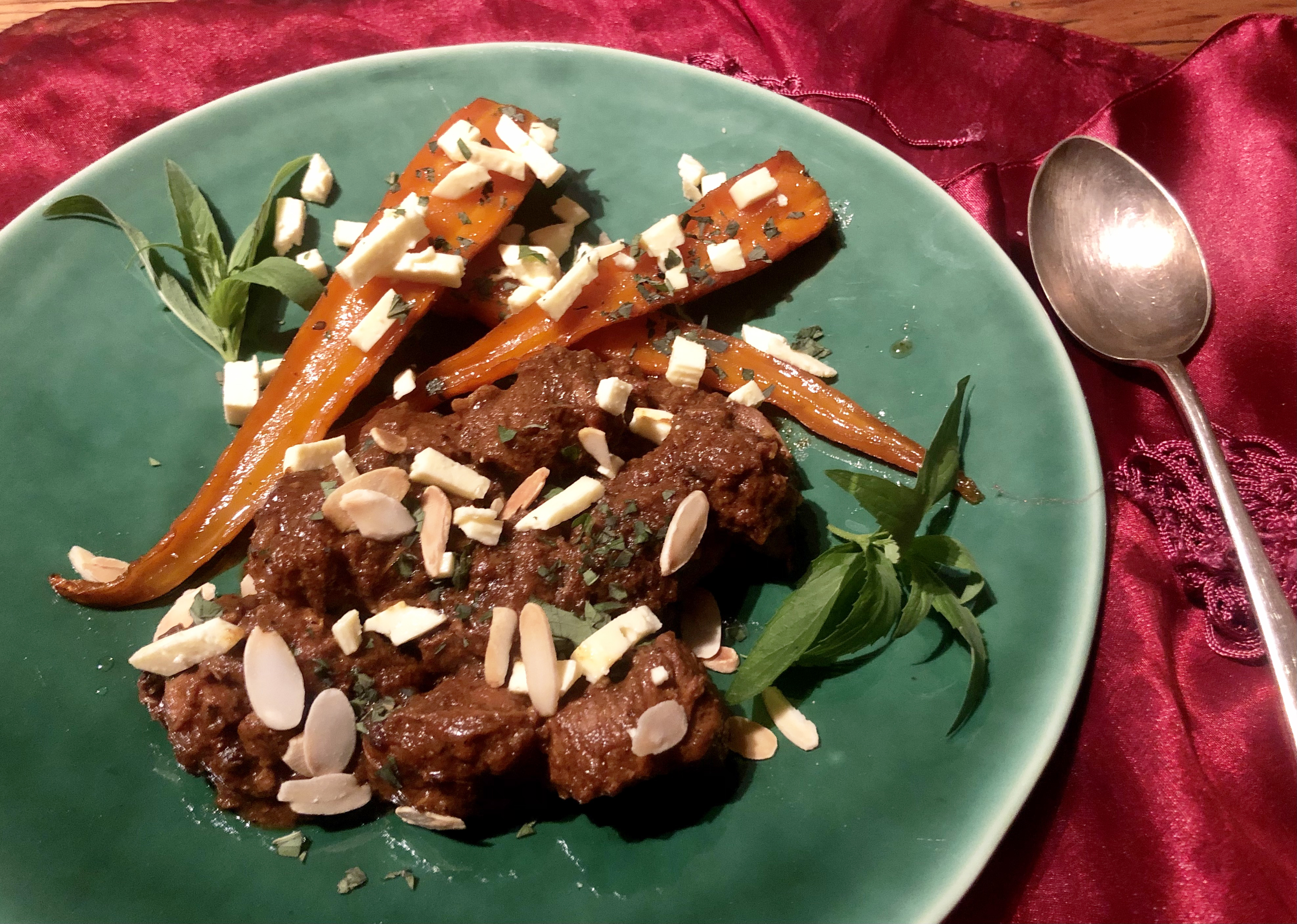 What’s cooking today: Lamb and date tagine with spiced glazed carrots