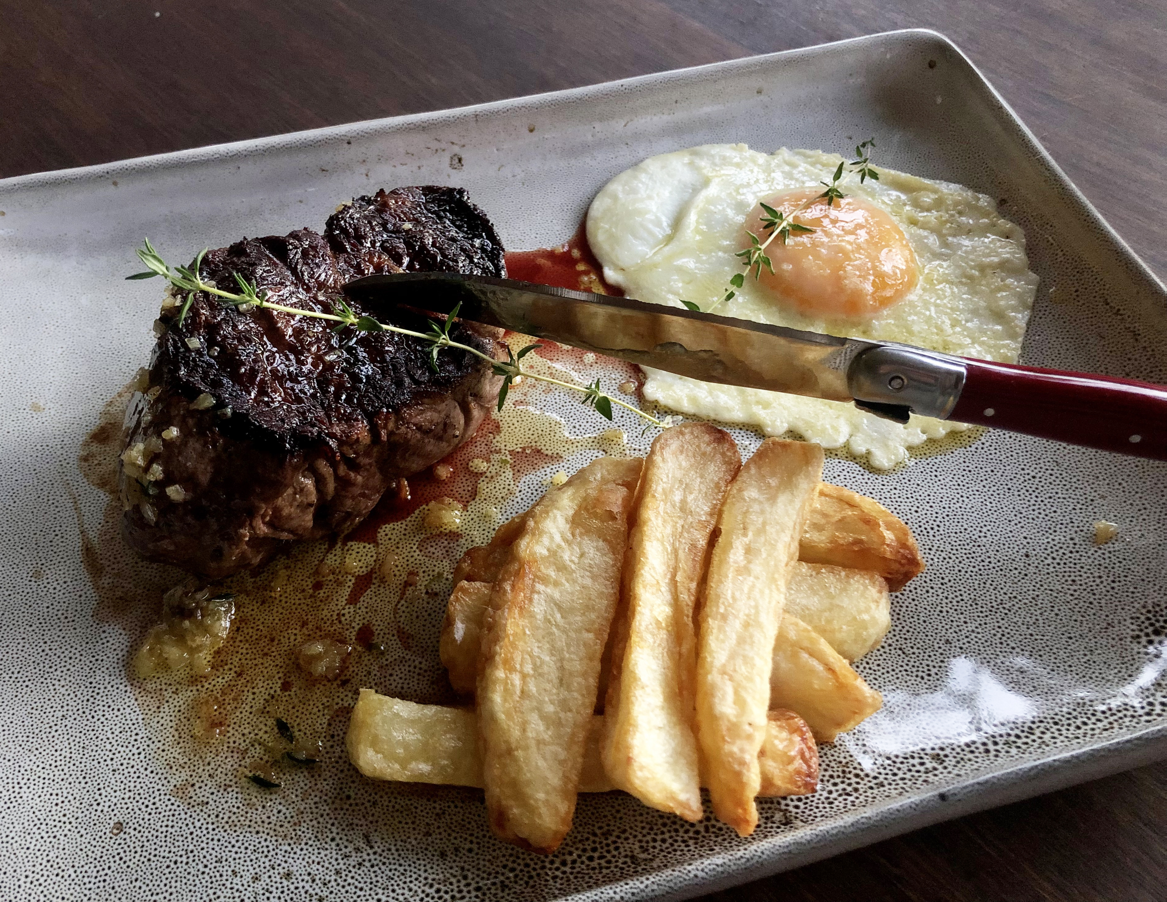 Throwback Thursday: Steak, egg and chips