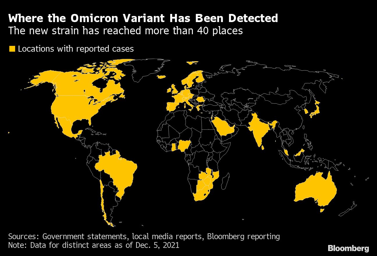 Where the Omicron Variant Has Been Detected