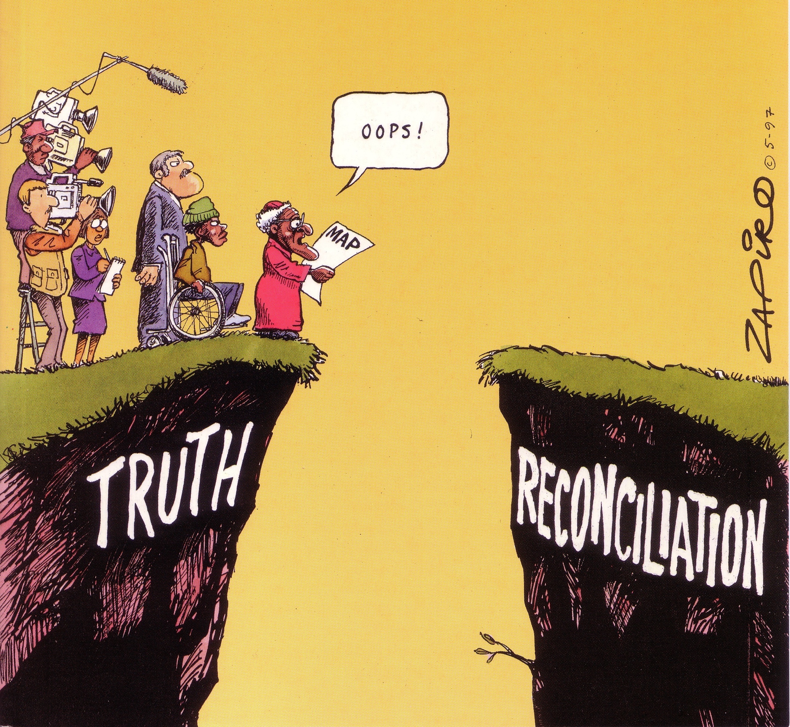 The Arch's life in Zapiro's cartoons