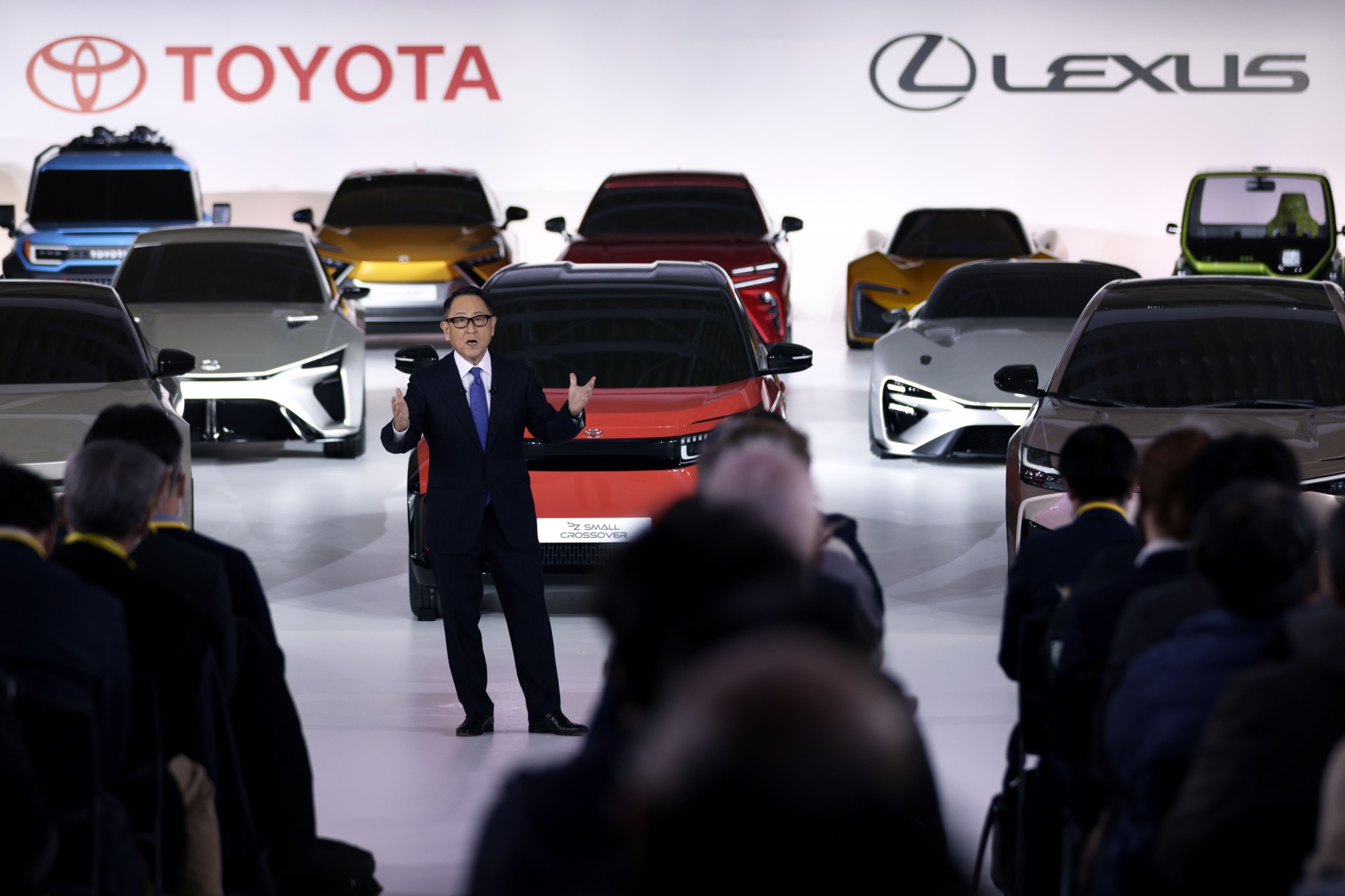 Toyota Motor President Akio Toyoda Announces EV Battery Strategies