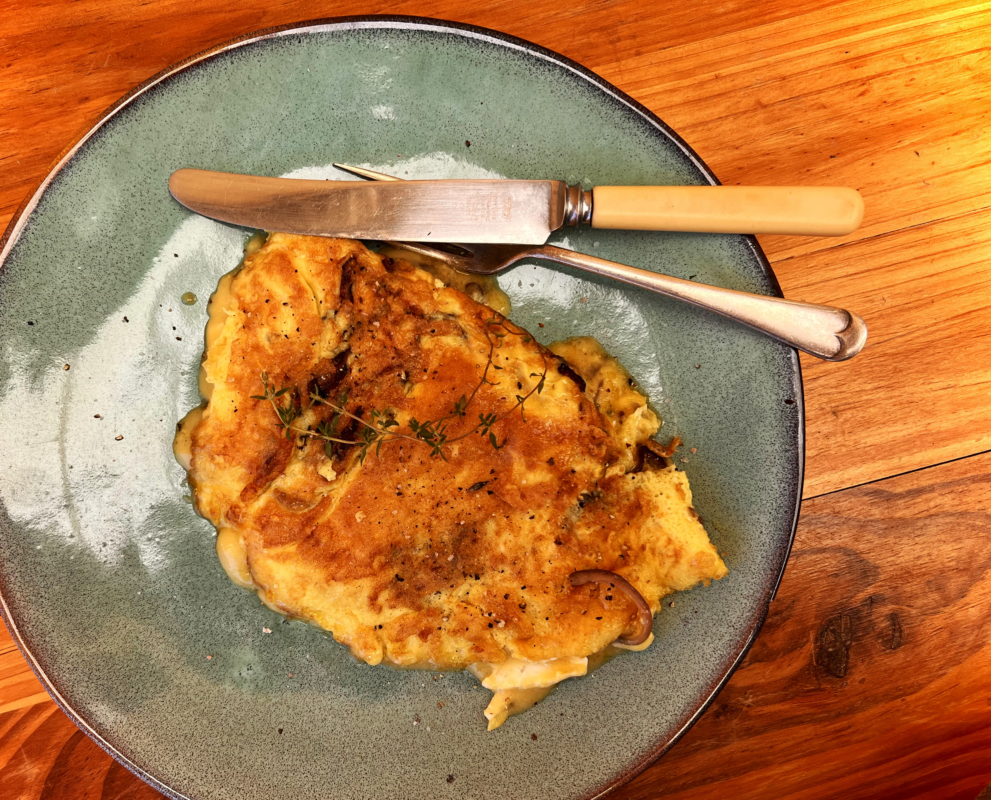 What’s cooking today: Camembert omelette